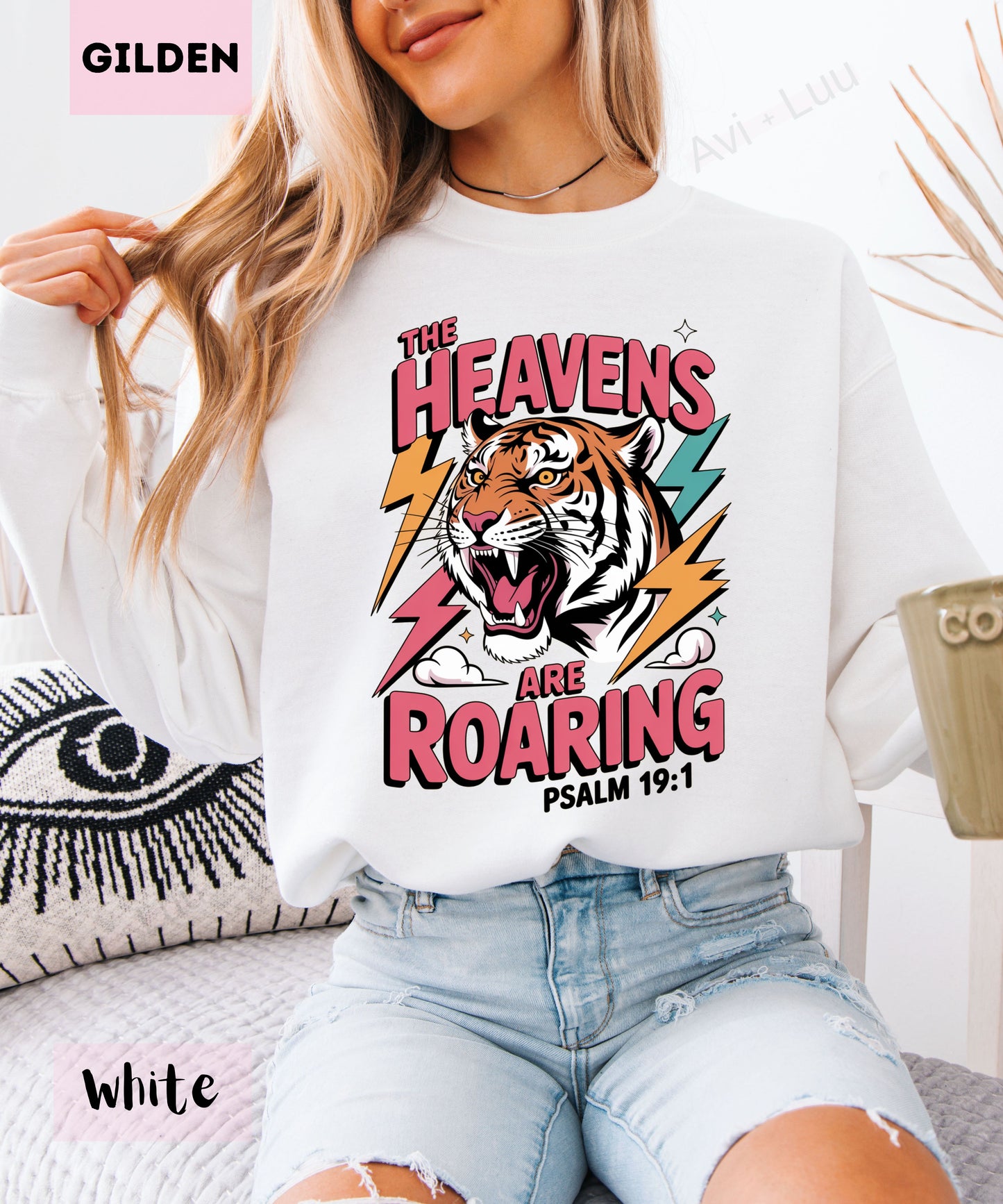 The Heavens Are Roaring | Gilden Unisex Sweatshirt