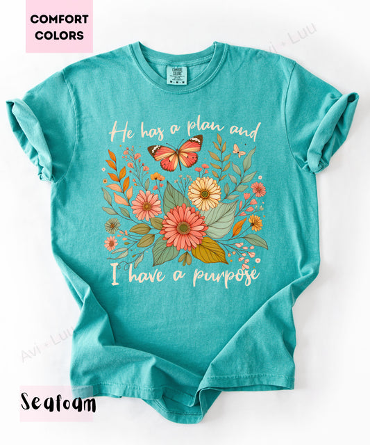 He Has A Plan | Comfort Colors Unisex T-Shirt