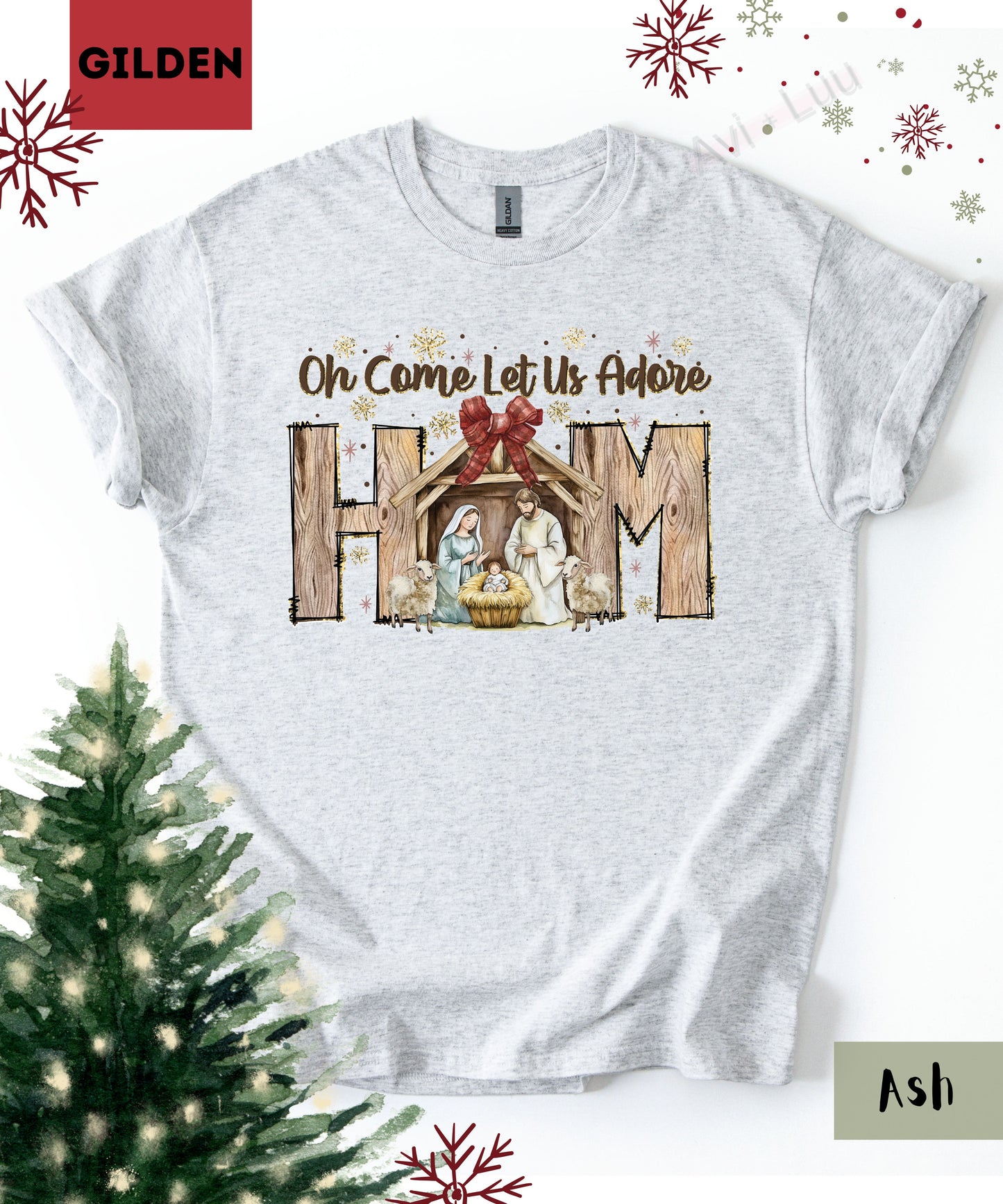 Oh Come Let Us  | Gilden Unisex T-Shirt