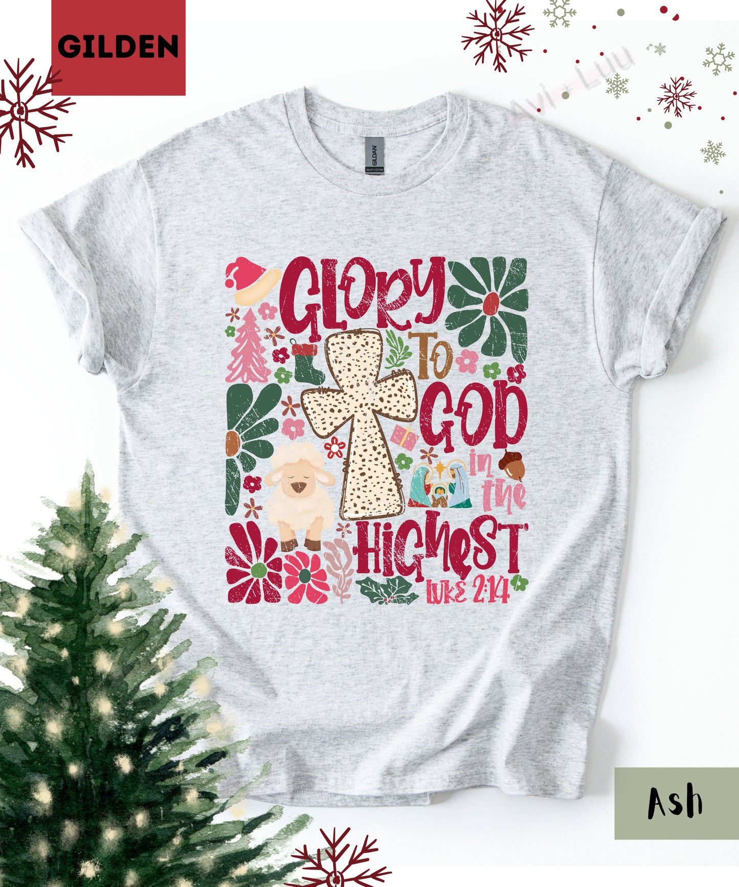 Glory To God | Gilden Unisex T-Shirt