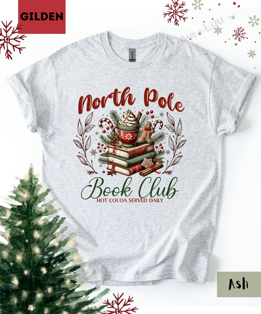 North Pole Book Club | Gilden Unisex T-Shirt