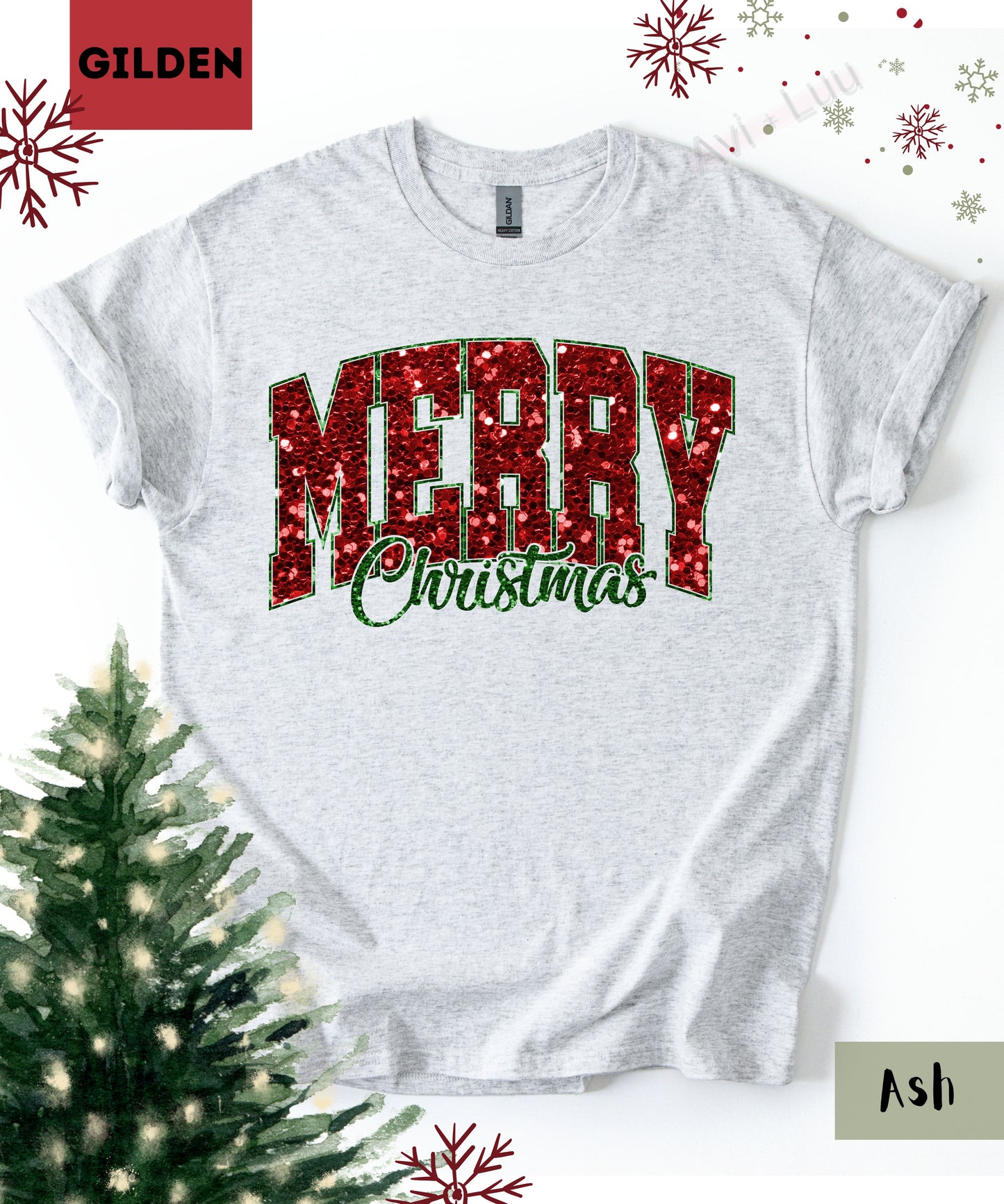 Merry Christmas  | Gilden Unisex T-Shirt