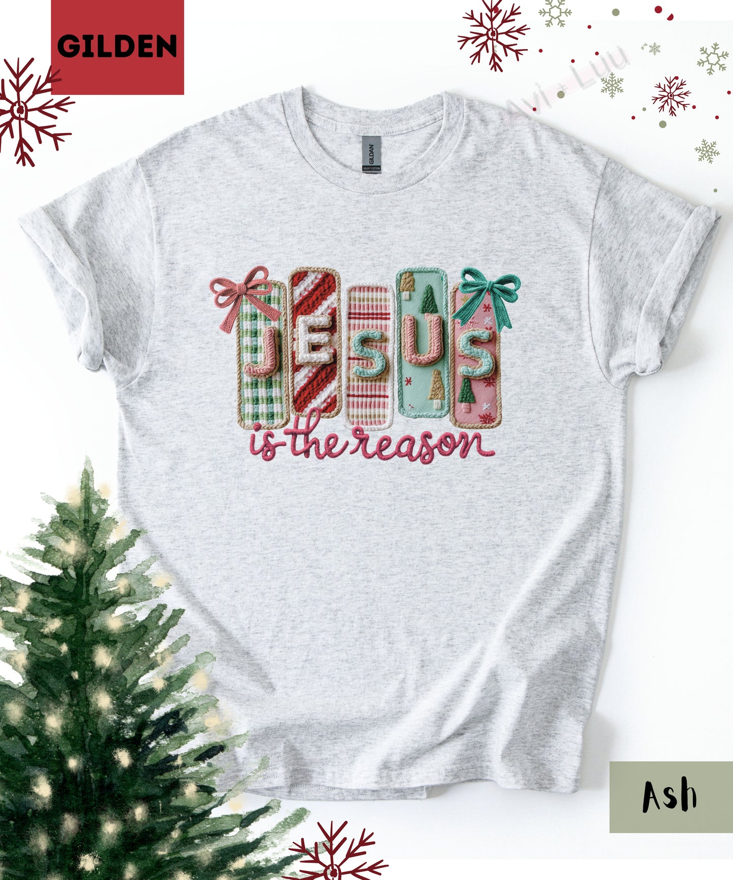 Crochet Jesus | Gilden Unisex T-Shirt