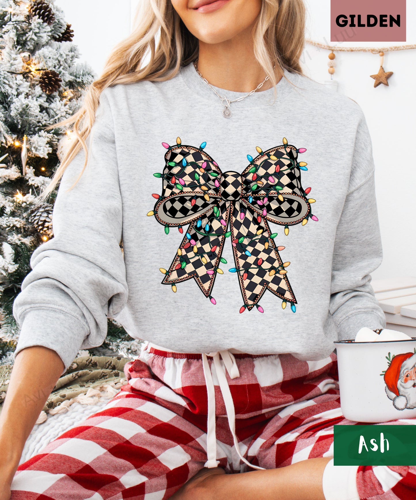 Diamond Light Bow | Gilden Unisex Sweatshirt