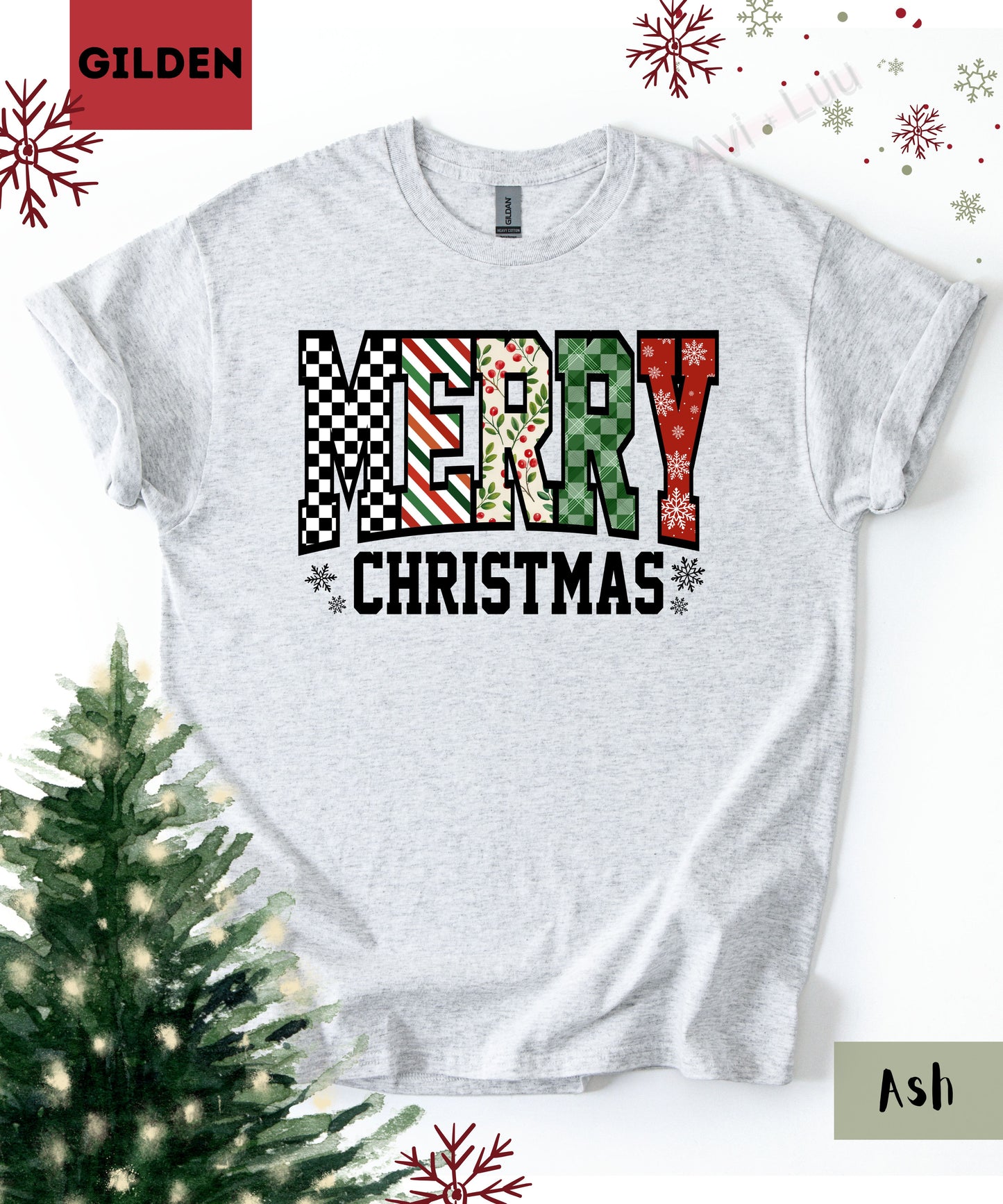 Merry Christmas | Gilden Unisex T-Shirt