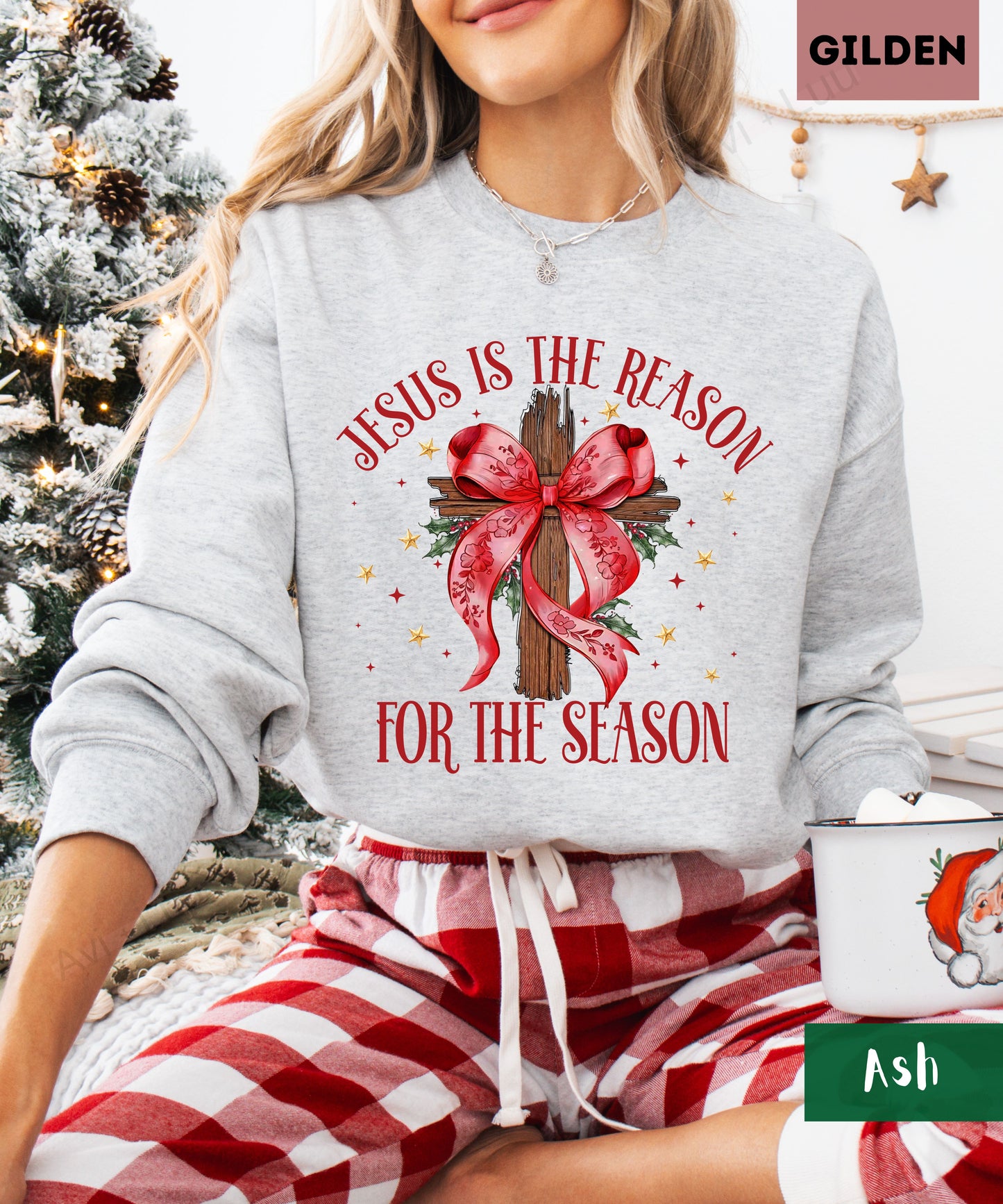 Jesus Is The Reason | Gilden Unisex Sweatshirt
