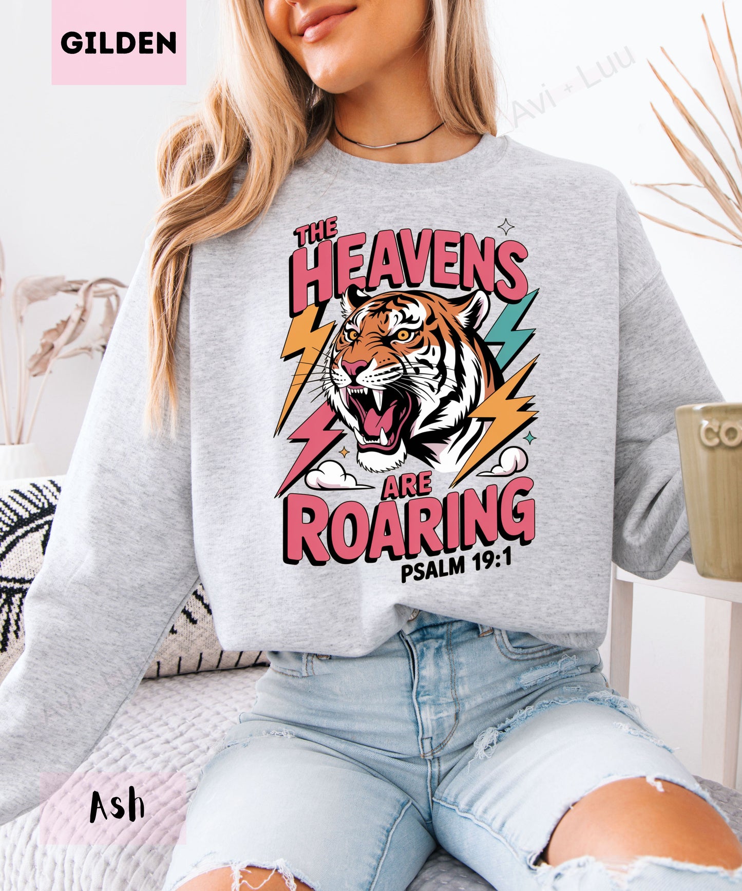 The Heavens Are Roaring | Gilden Unisex Sweatshirt