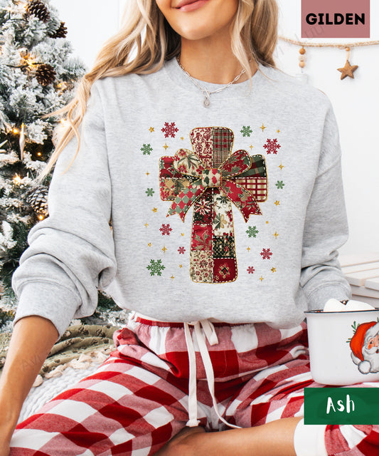 Fabric Cross | Gilden Unisex Sweatshirt