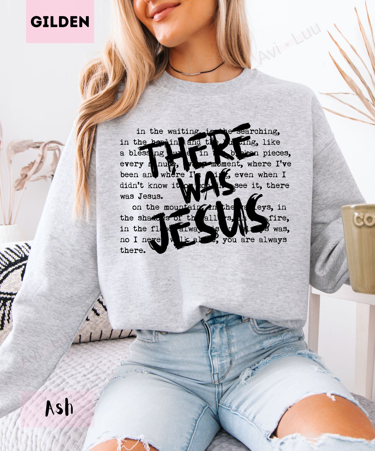 There Was Jesus | Gilden Unisex Sweatshirt
