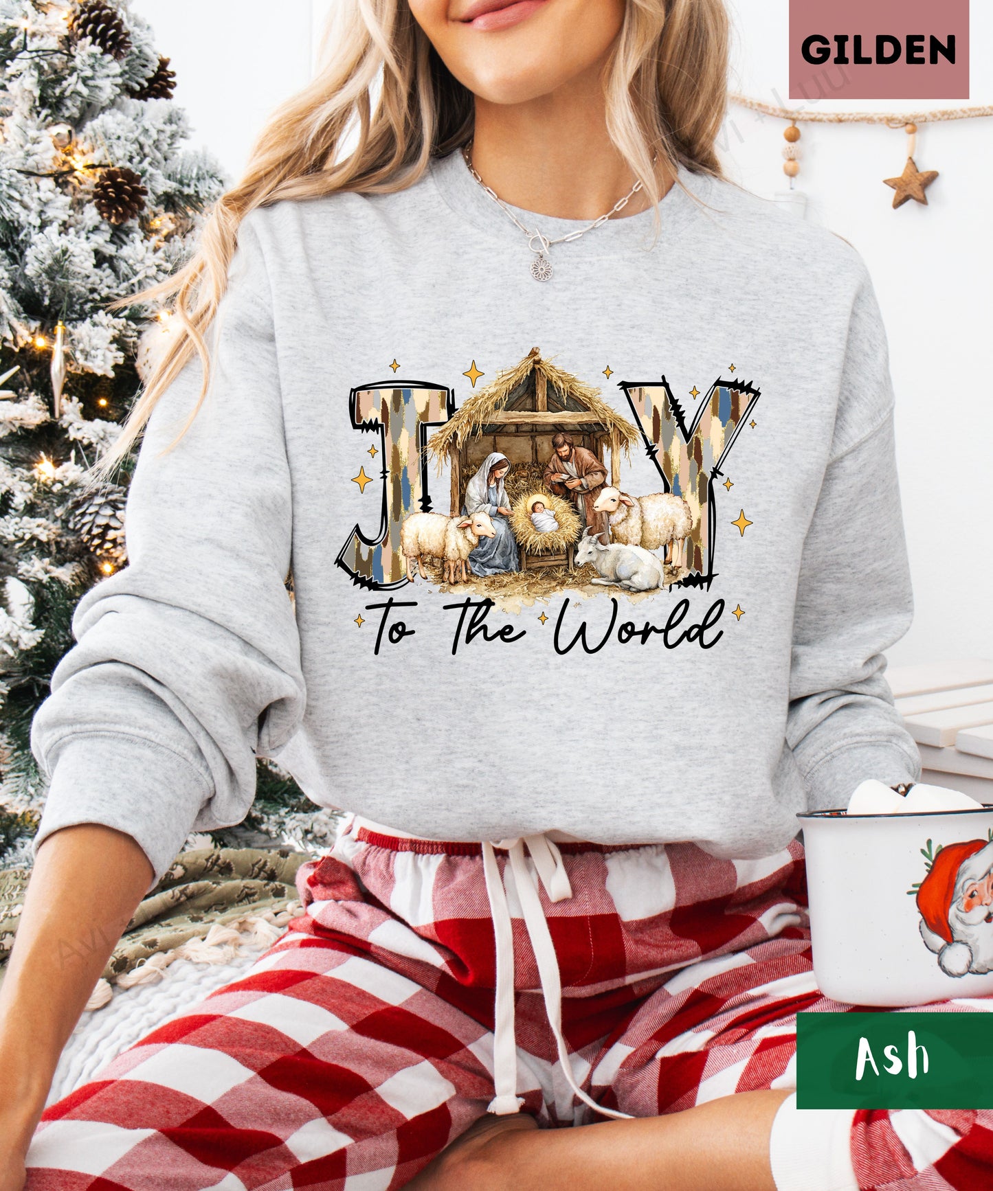 Joy To The World | Gilden Unisex Sweatshirt