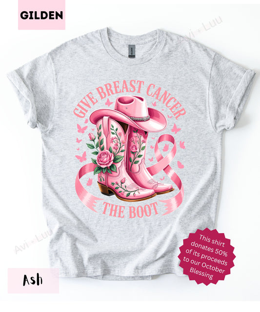 Pink Boot | Gilden Unisex T-Shirt