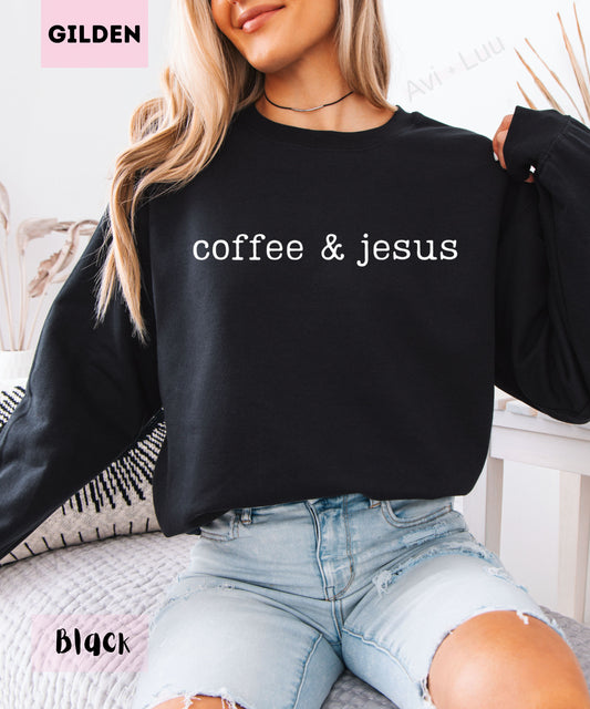 Coffee & Jesus | Gilden Unisex Sweatshirt