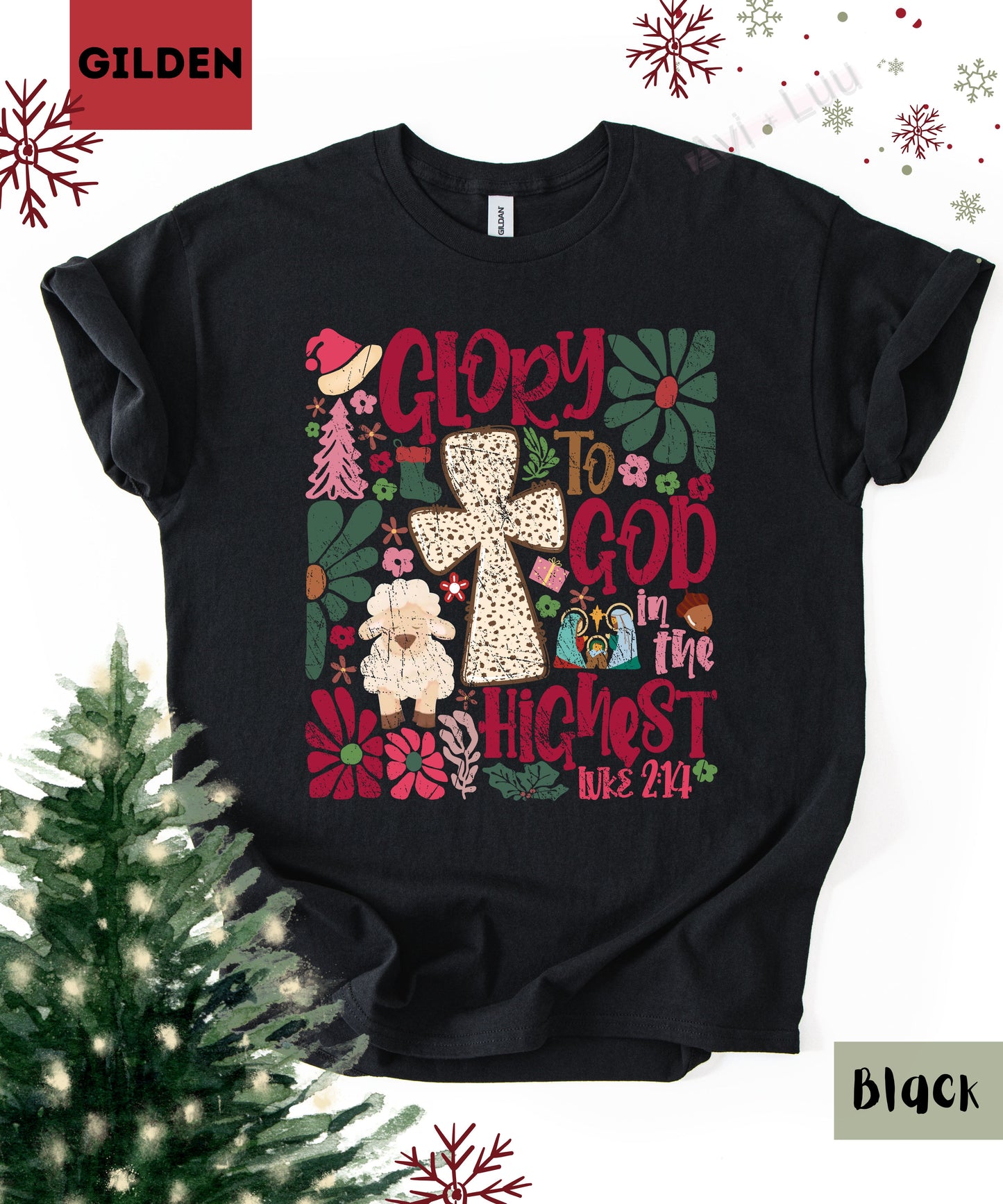 Glory To God | Gilden Unisex T-Shirt