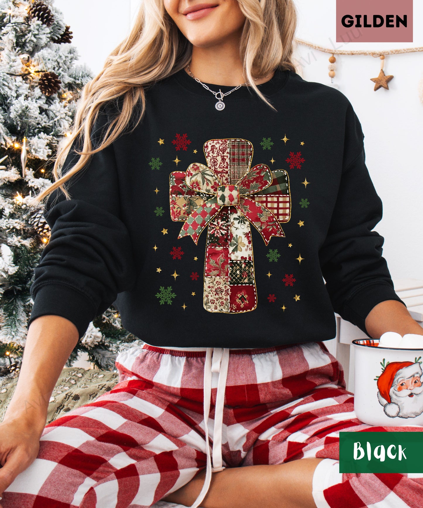 Fabric Cross | Gilden Unisex Sweatshirt