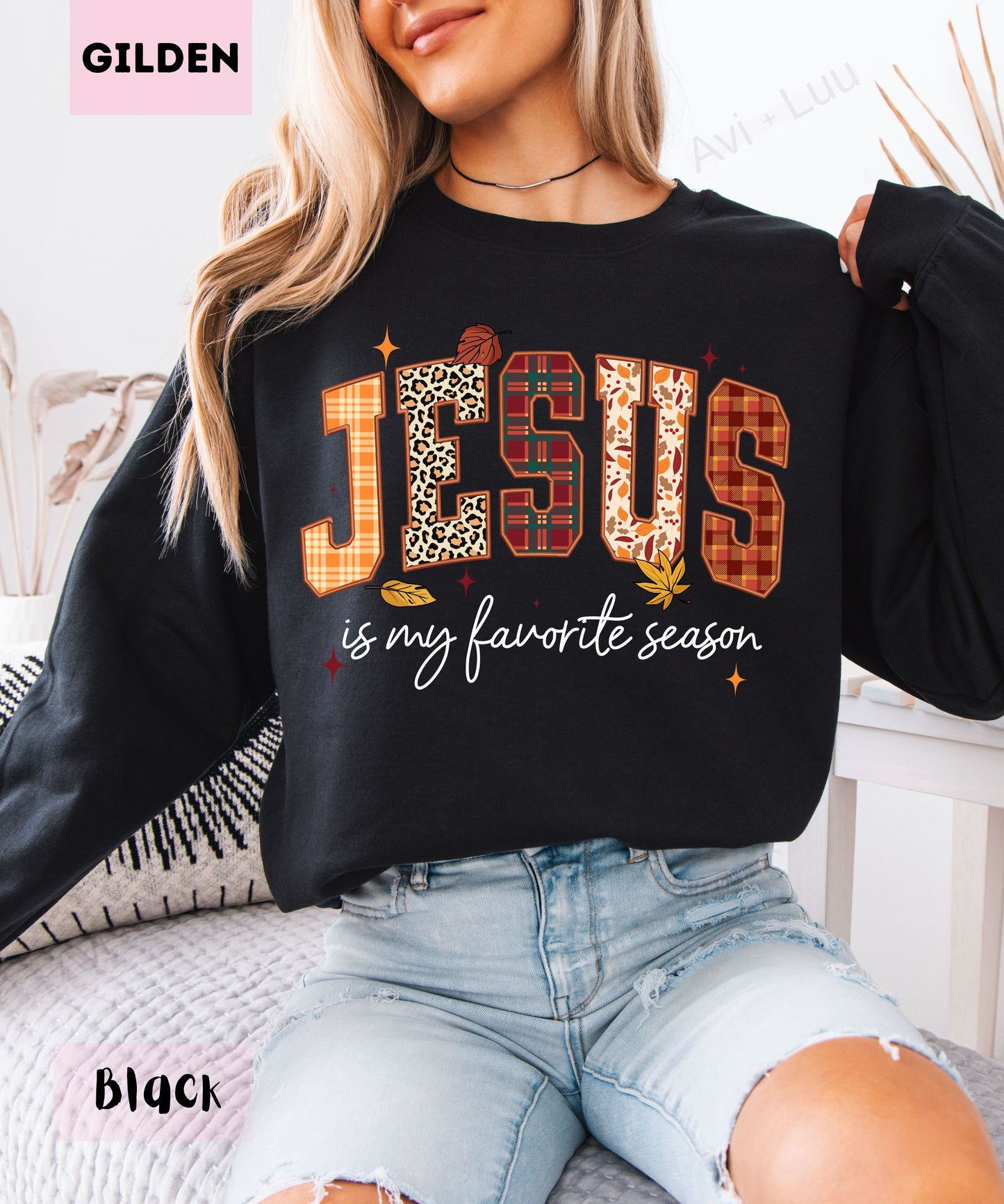 Jesus Is My Favorite Season | Gilden Unisex Sweatshirt