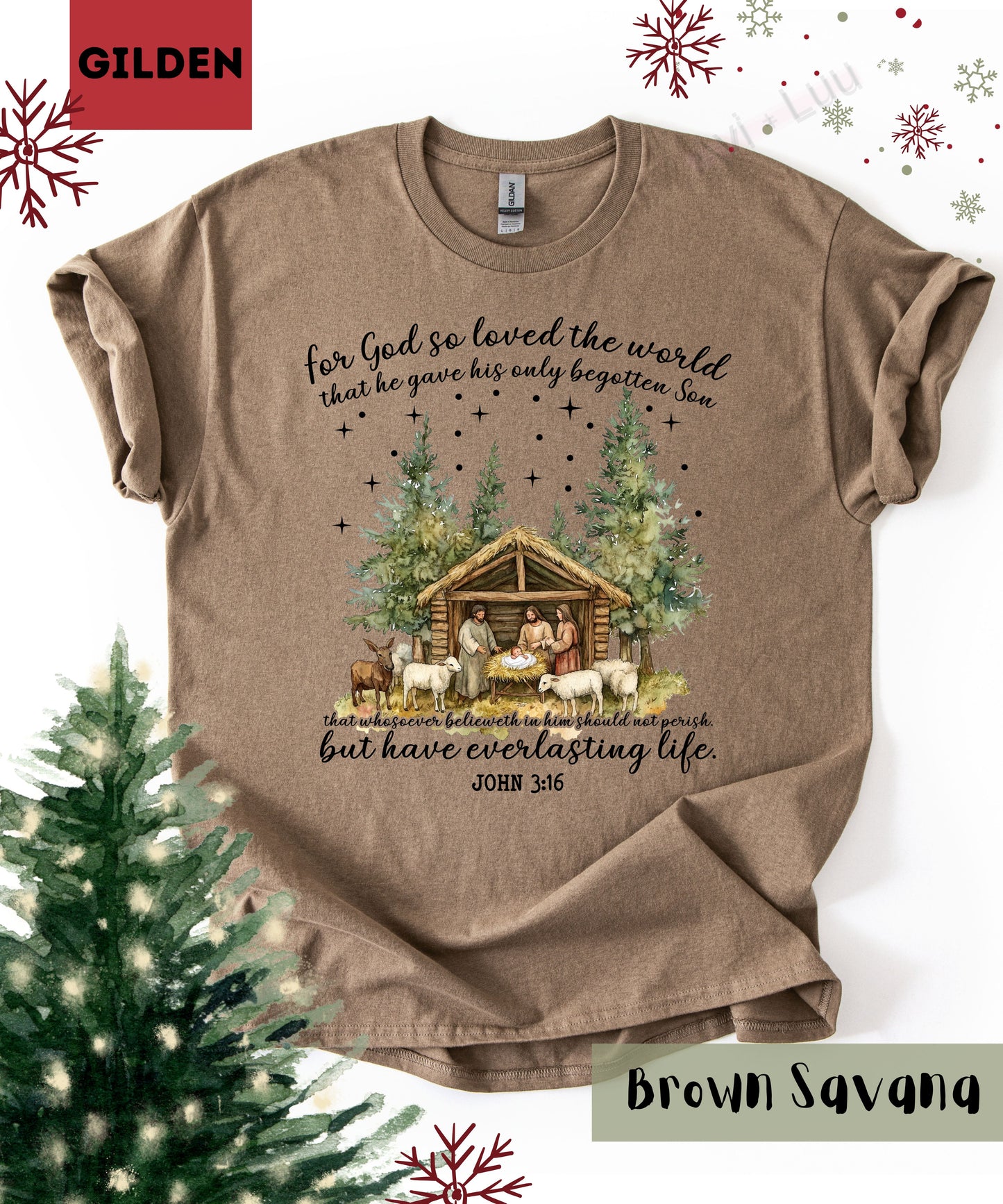 For God So Loved | Gilden Unisex T-Shirt