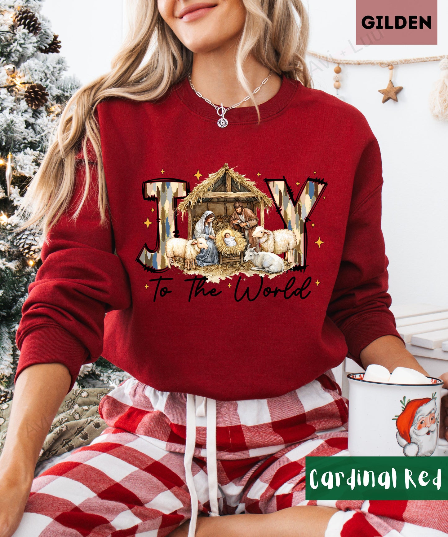 Joy To The World | Gilden Unisex Sweatshirt