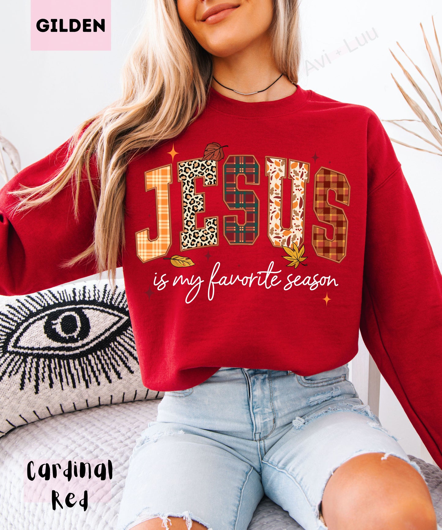 Jesus Is My Favorite Season | Gilden Unisex Sweatshirt