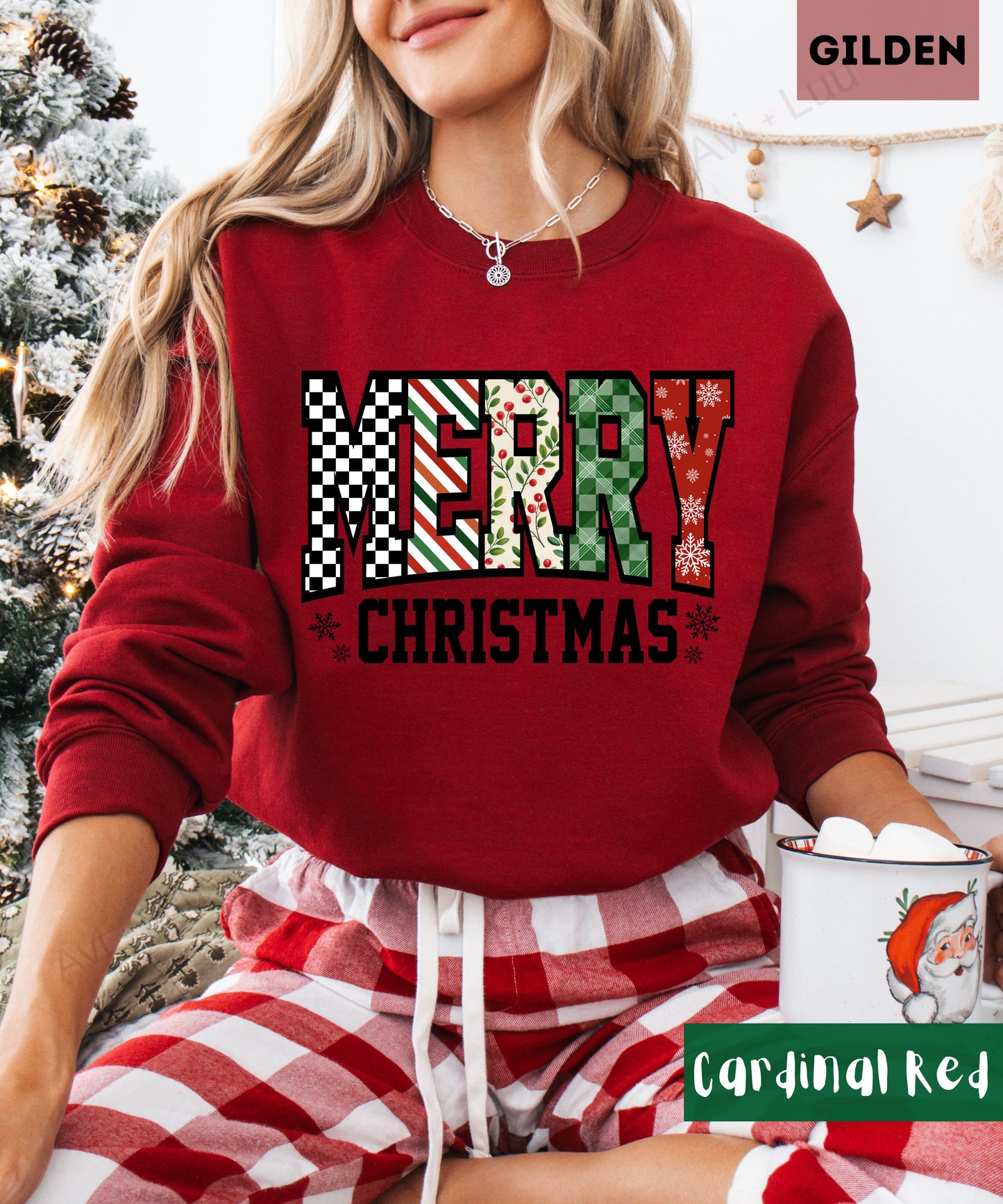 Merry Christmas  | Gilden Unisex Sweatshirt