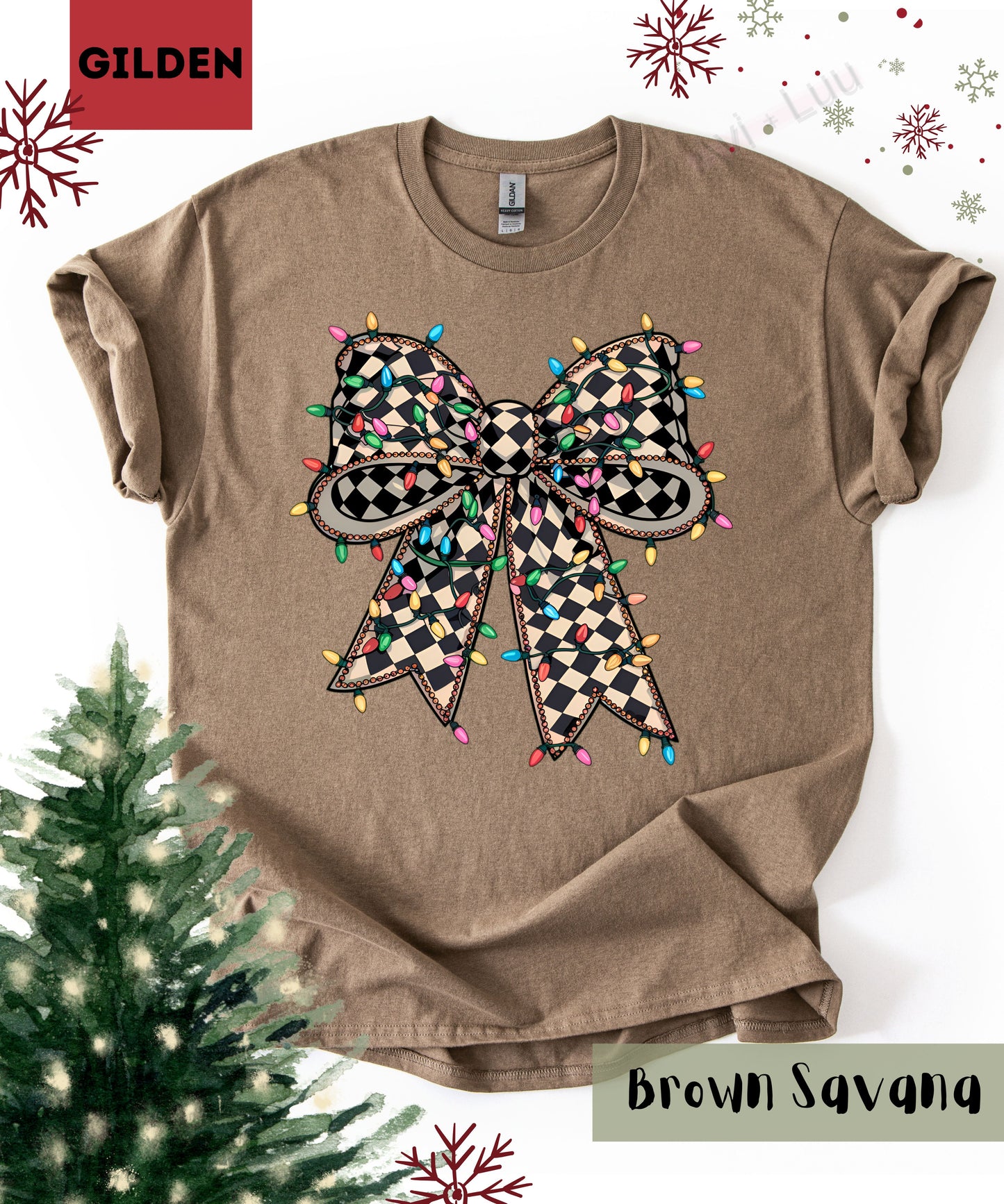 Diamond Light Bow | Gilden Unisex T-Shirt