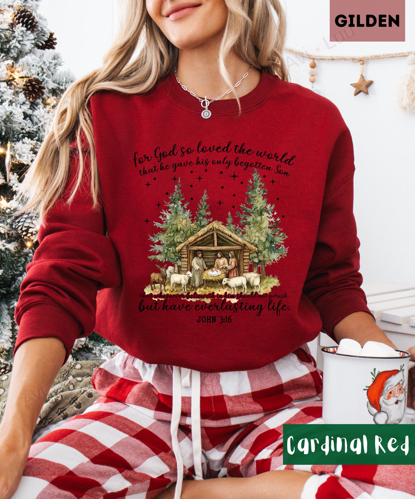 For God So Loved | Gilden Unisex Sweatshirt