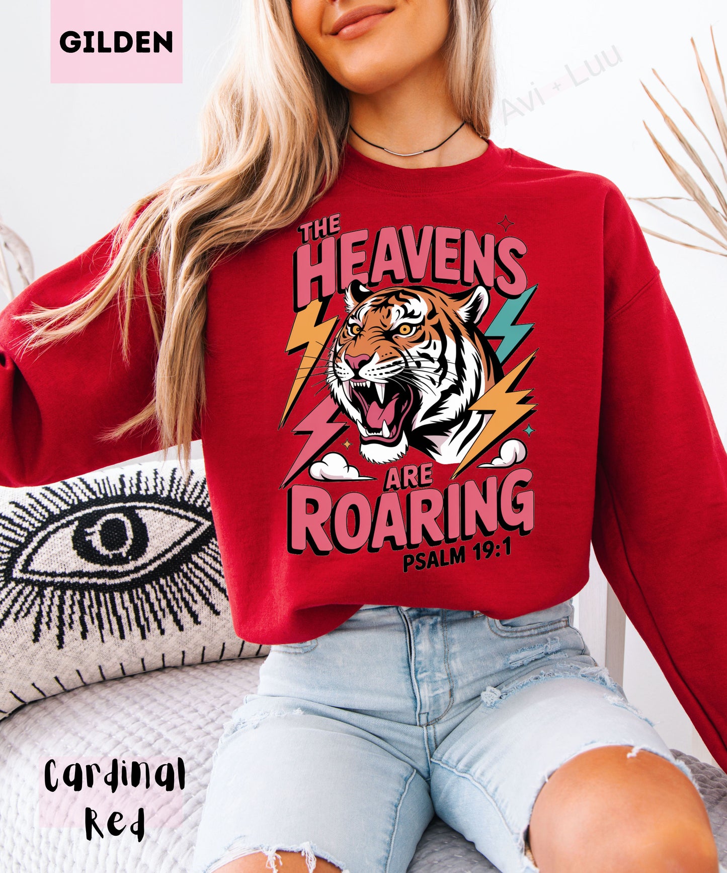 The Heavens Are Roaring | Gilden Unisex Sweatshirt