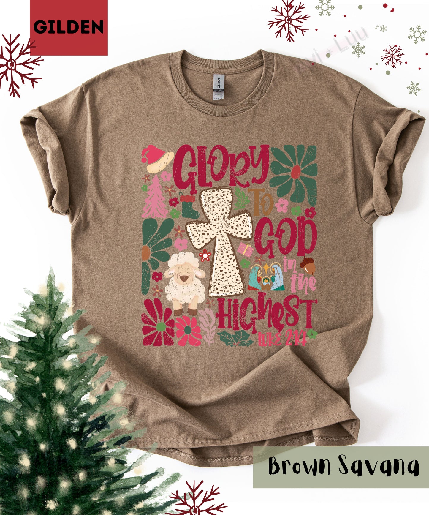 Glory To God | Gilden Unisex T-Shirt