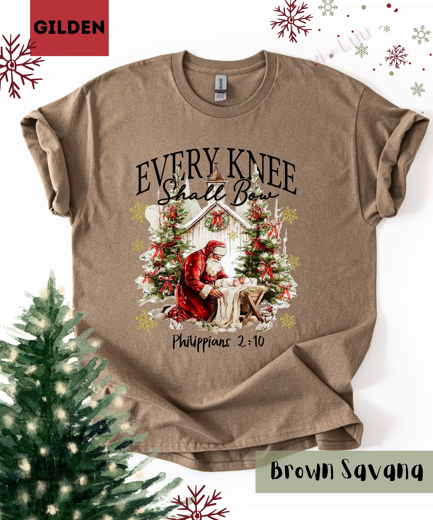 Every Knee Shall Bow | Gilden Unisex T-Shirt