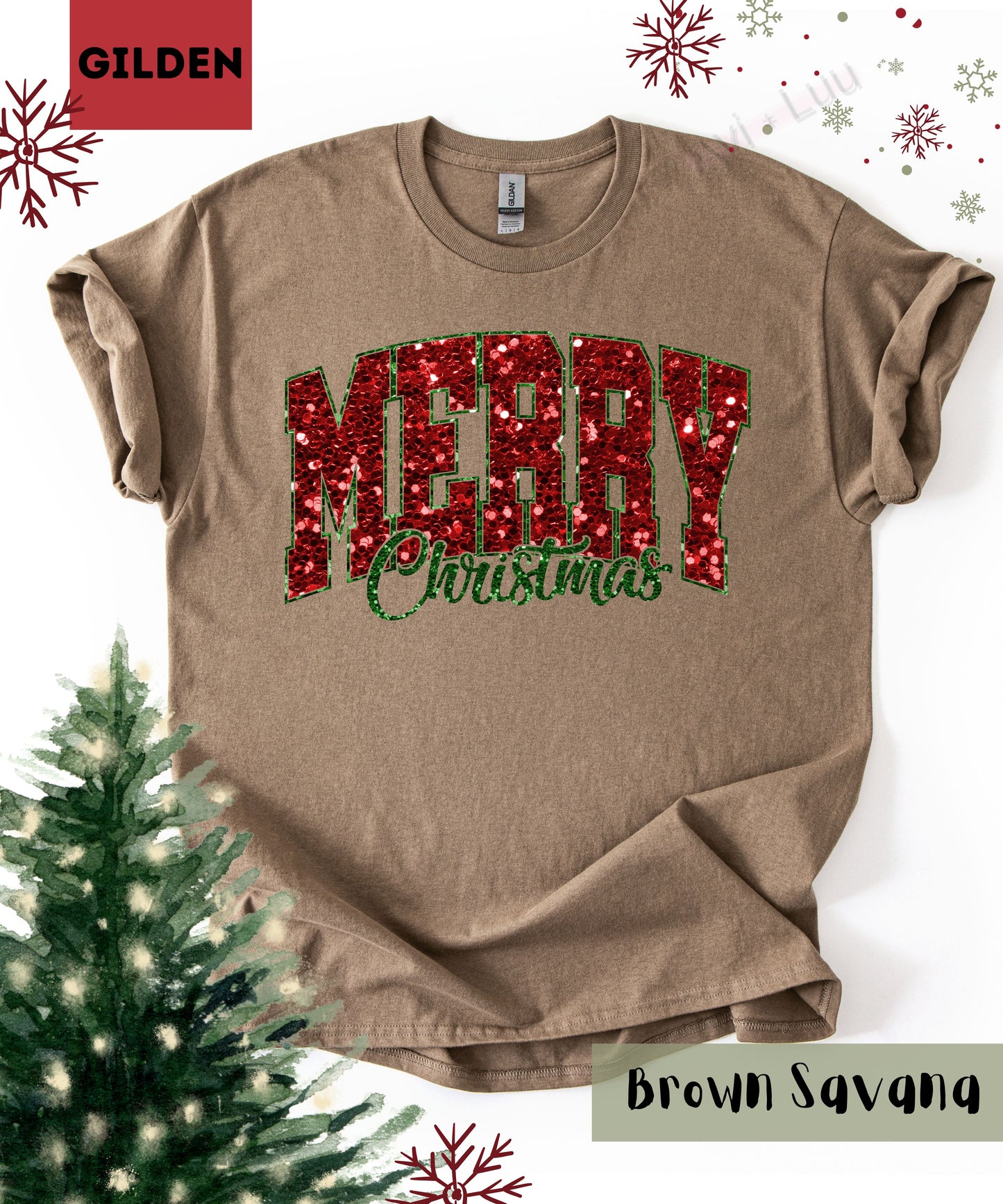 Merry Christmas  | Gilden Unisex T-Shirt