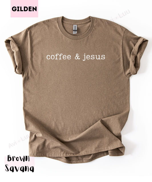 Coffee & Jesus | Gilden Unisex T-Shirt