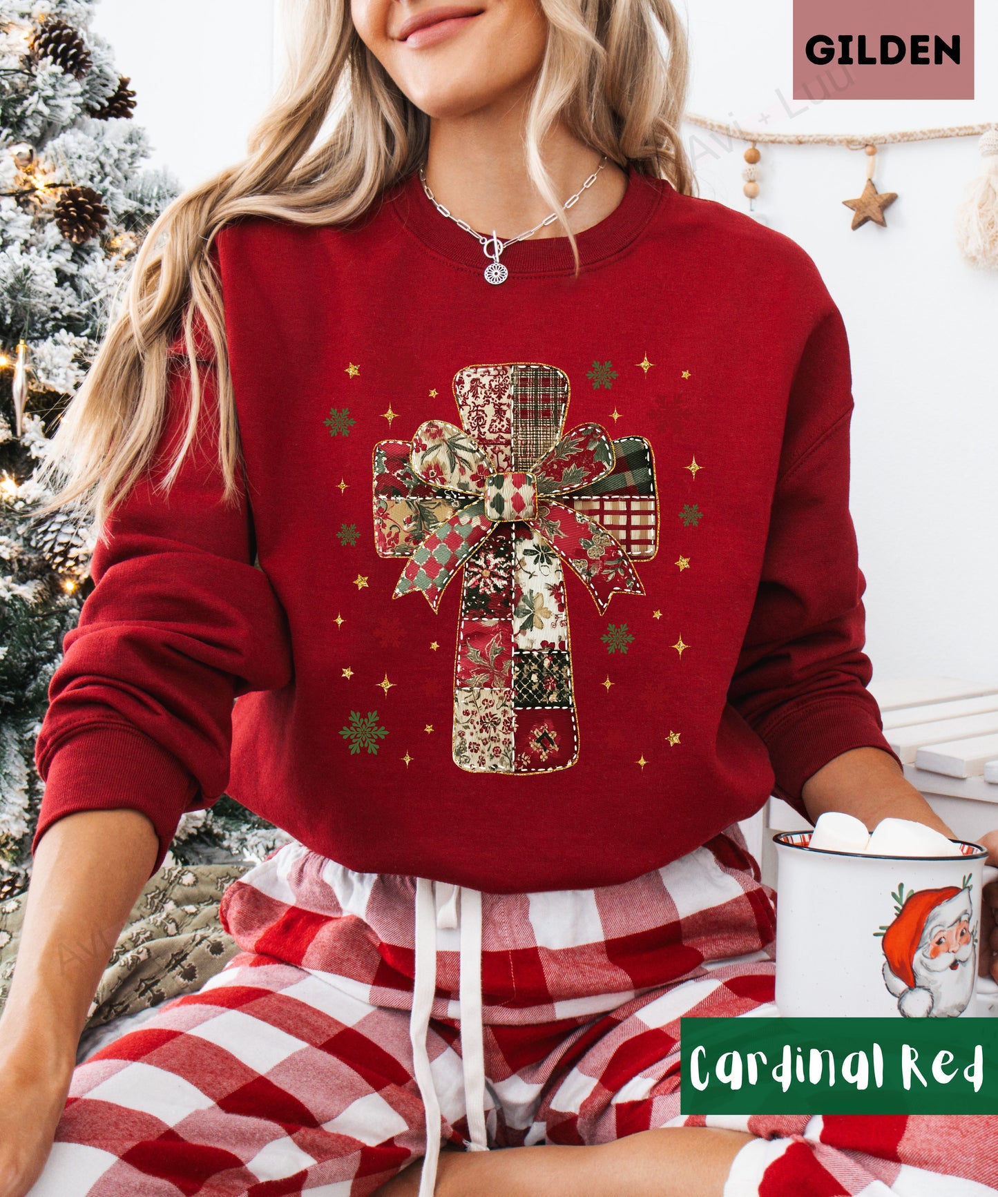 Fabric Cross | Gilden Unisex Sweatshirt