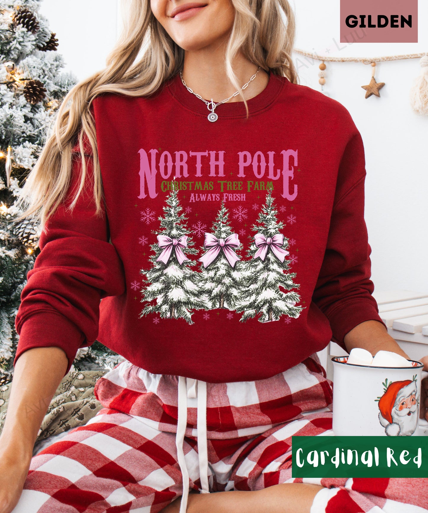 North Pole Tree Farm | Gilden Unisex Sweatshirt