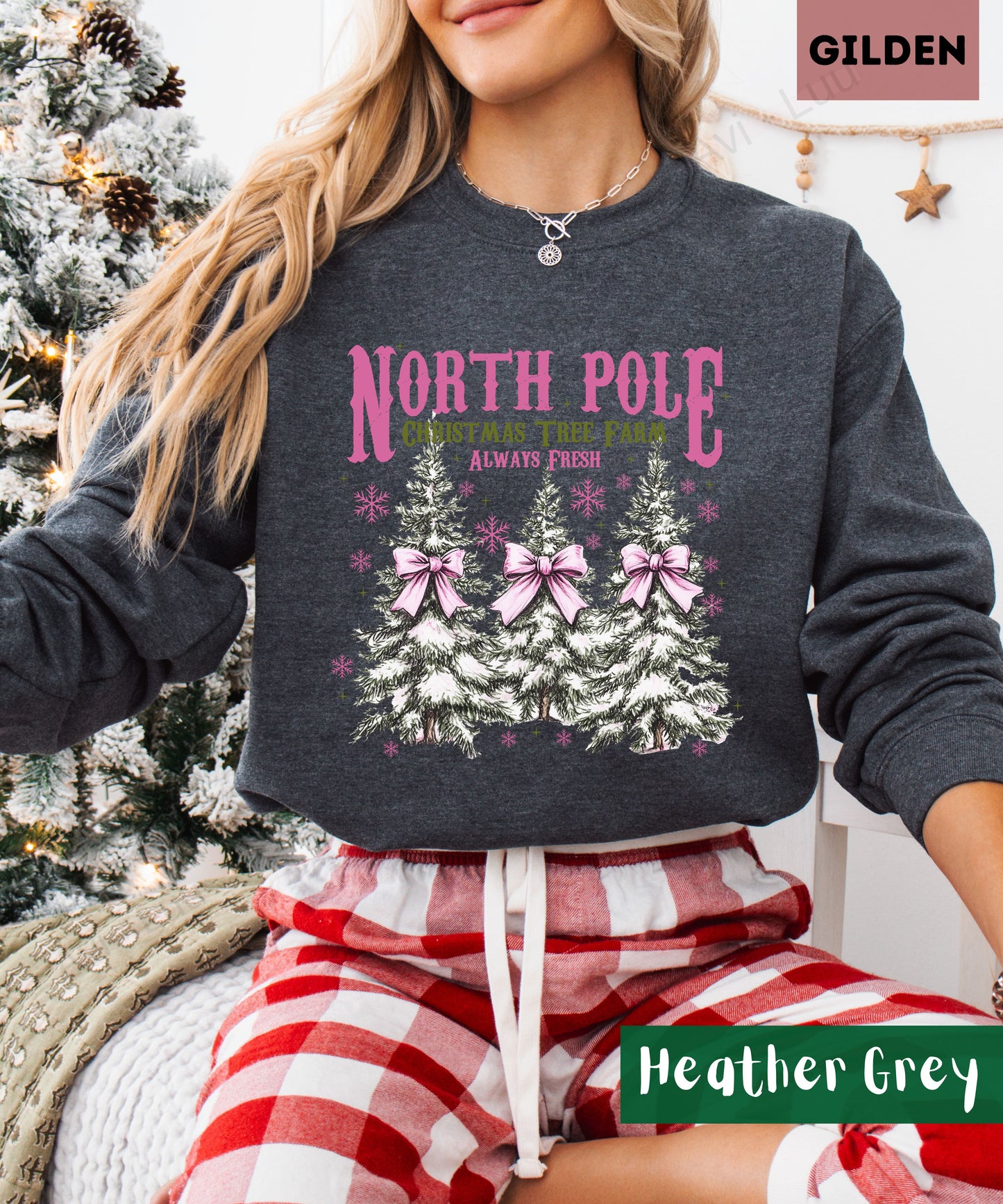 North Pole Tree Farm | Gilden Unisex Sweatshirt