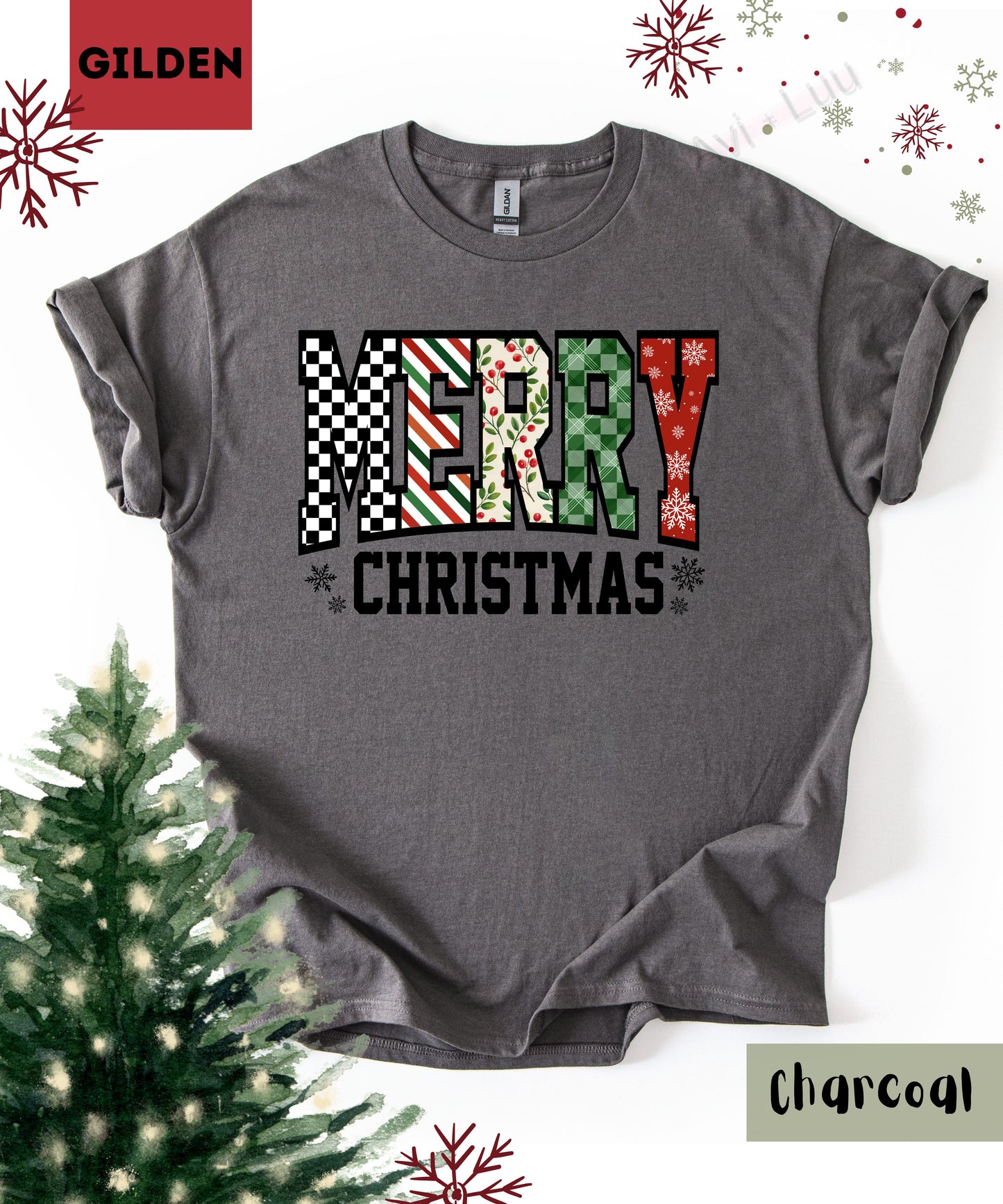 Merry Christmas | Gilden Unisex T-Shirt