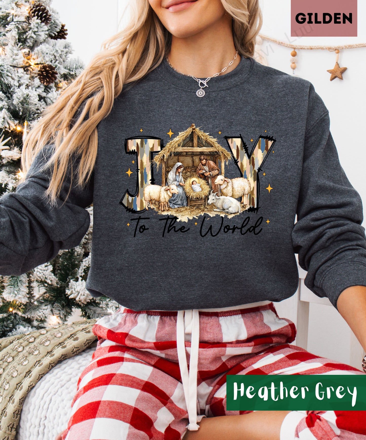 Joy To The World | Gilden Unisex Sweatshirt