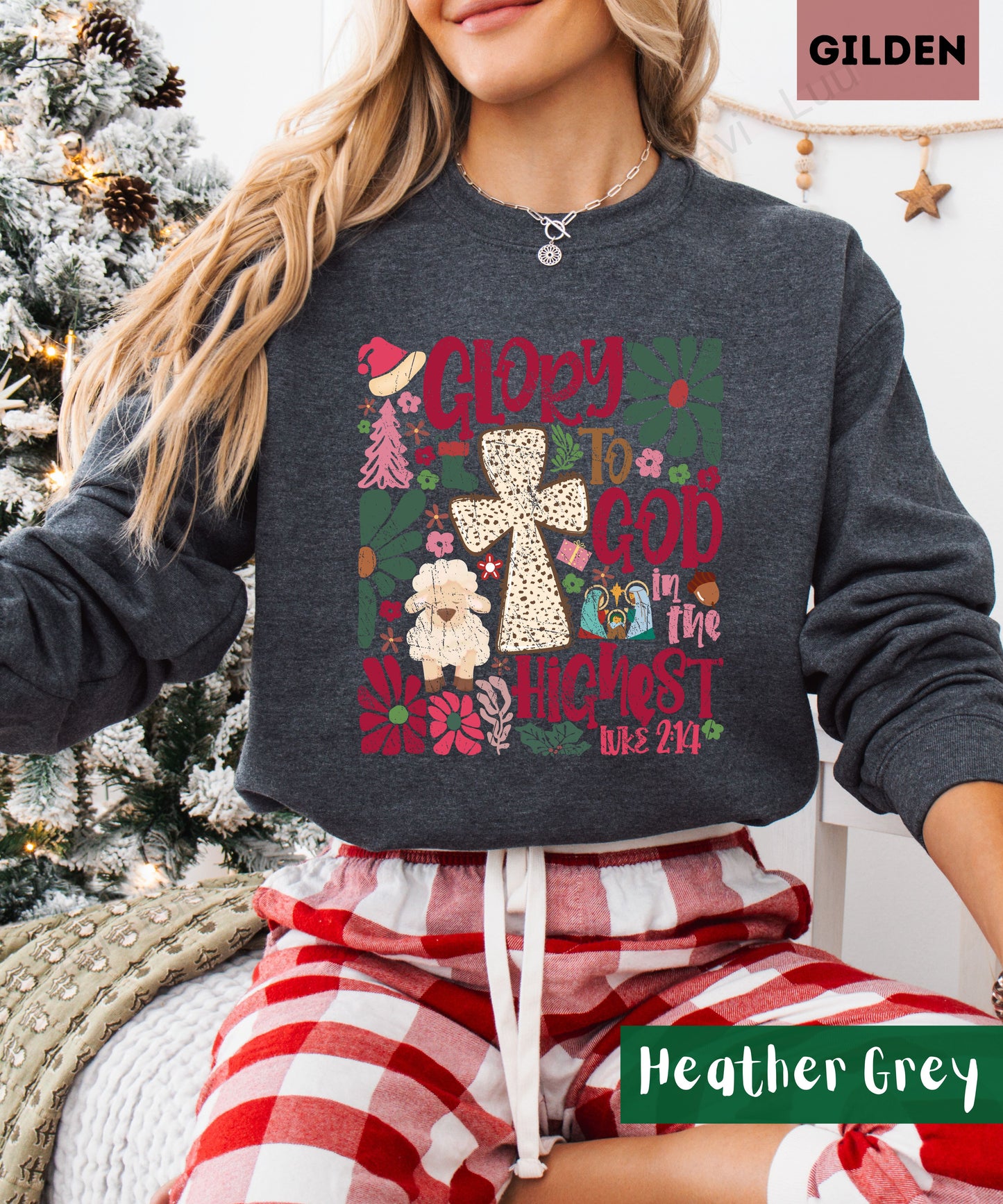 Glory To God | Gilden Unisex Sweatshirt