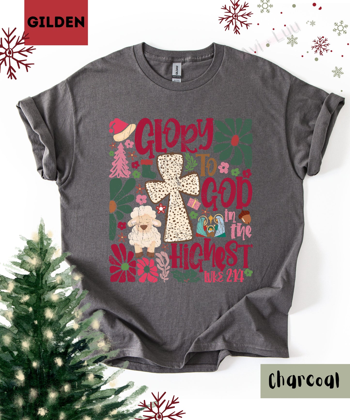 Glory To God | Gilden Unisex T-Shirt