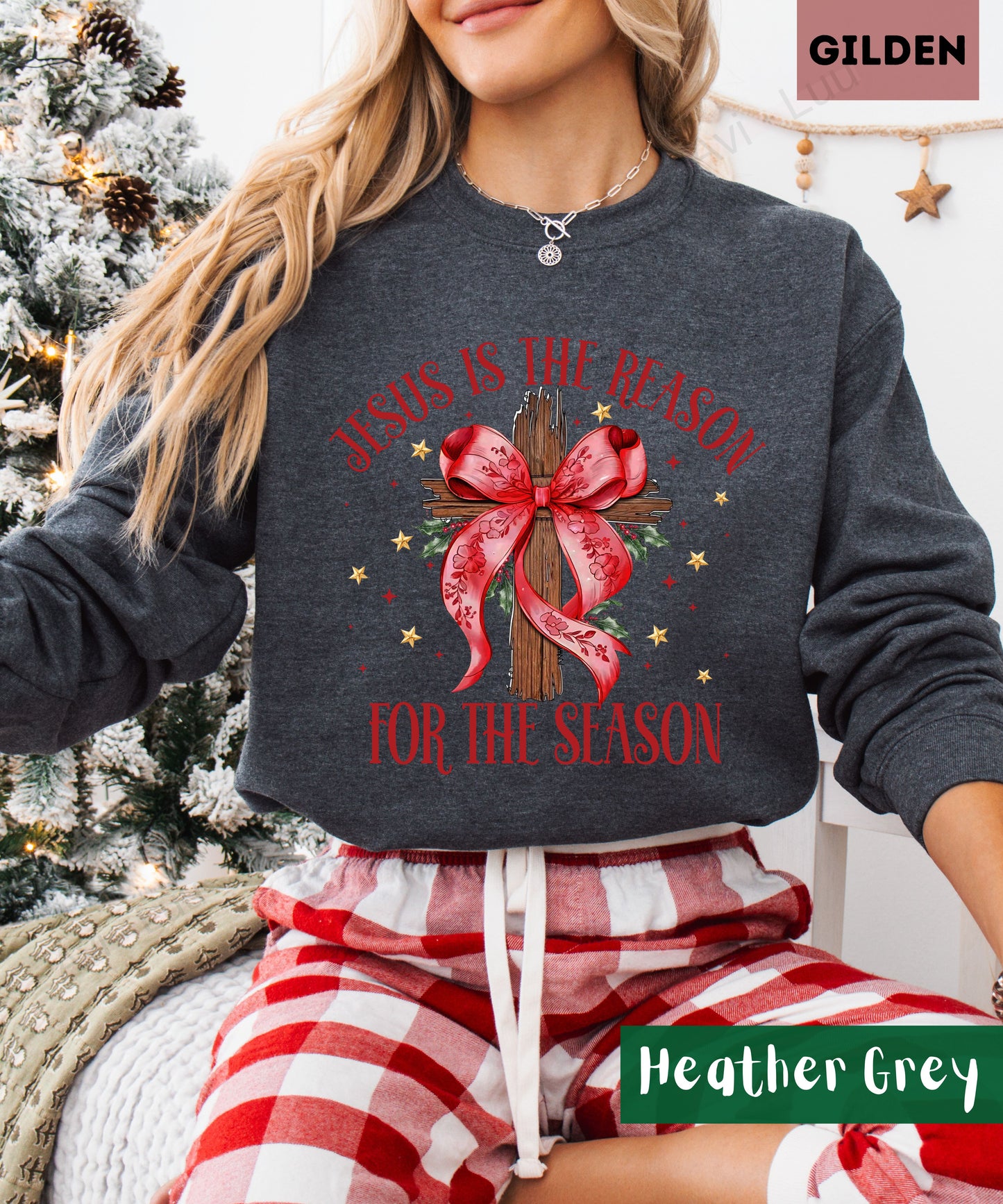 Jesus Is The Reason | Gilden Unisex Sweatshirt