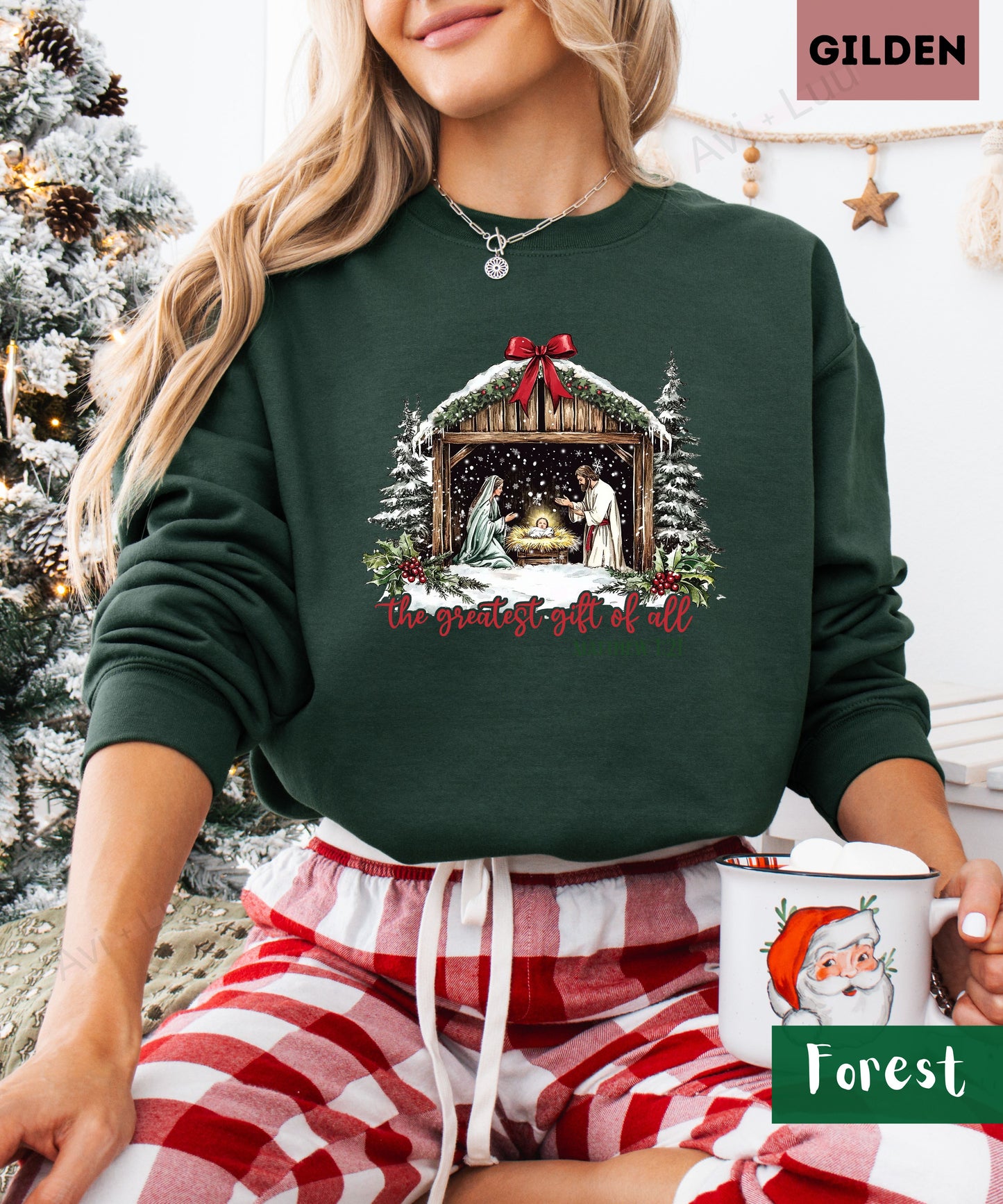 The Greatest Gift Of All | Gilden Unisex Sweatshirt