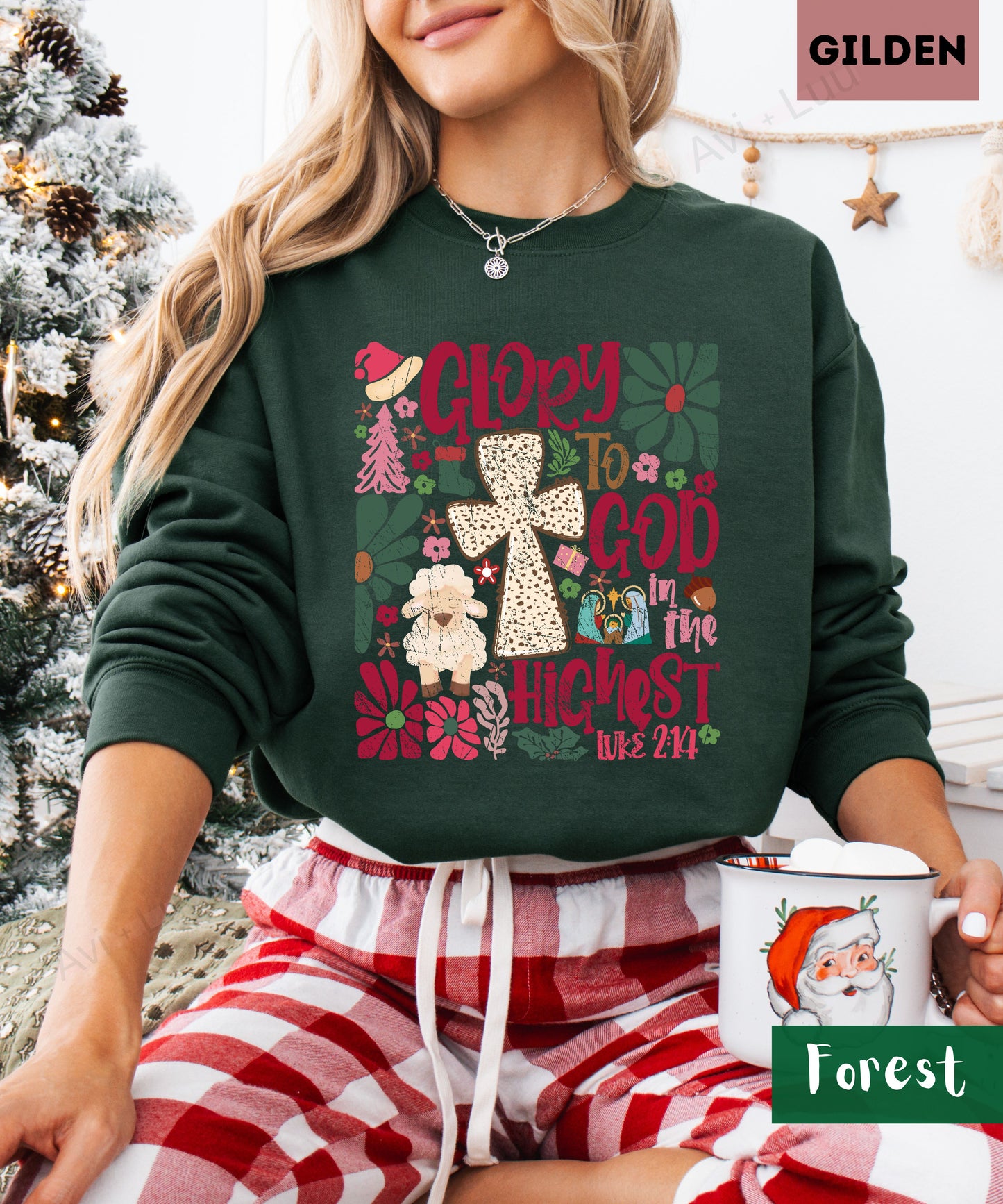 Glory To God | Gilden Unisex Sweatshirt