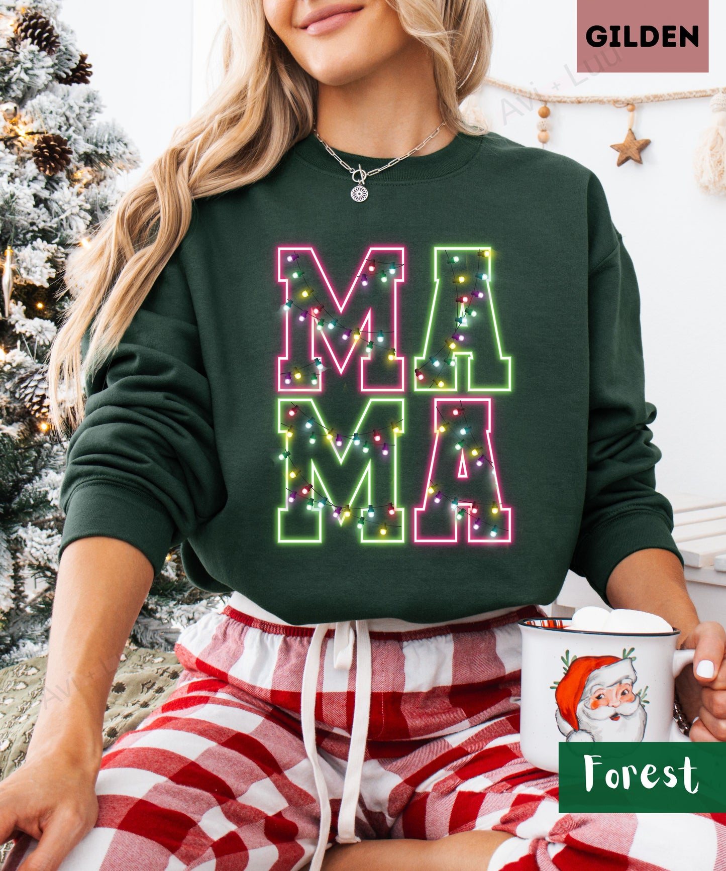 MAMA Lights | Gilden Unisex Sweatshirt