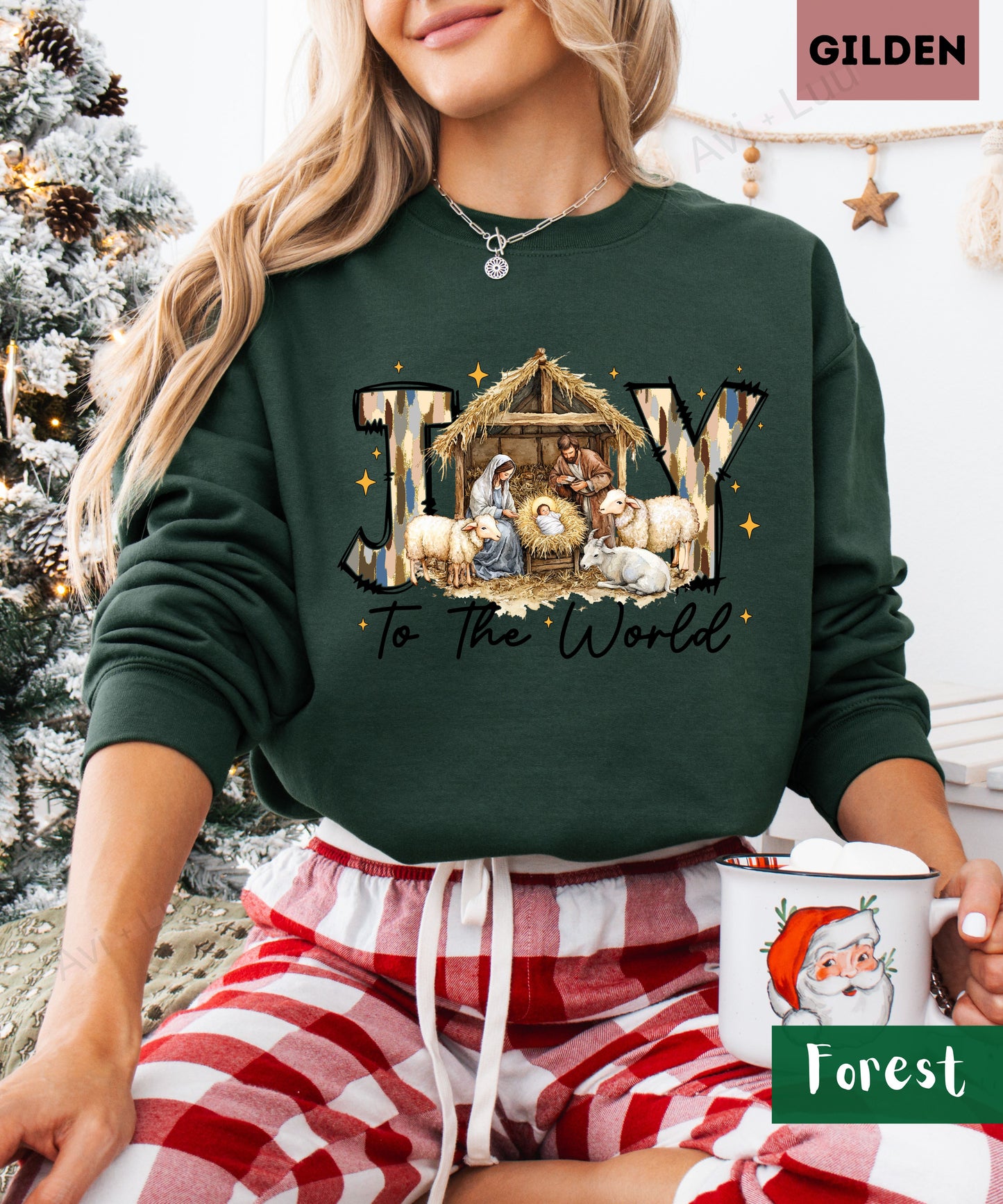 Joy To The World | Gilden Unisex Sweatshirt