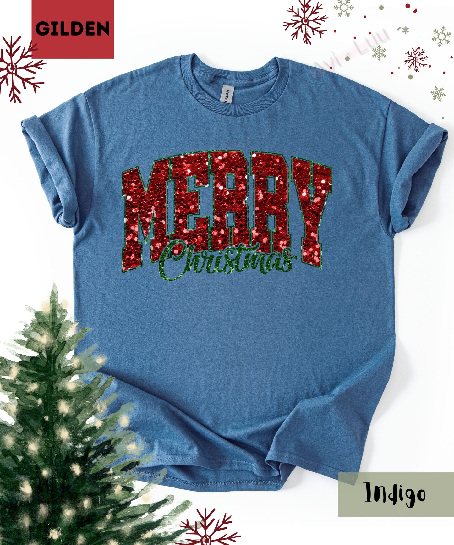 Merry Christmas  | Gilden Unisex T-Shirt