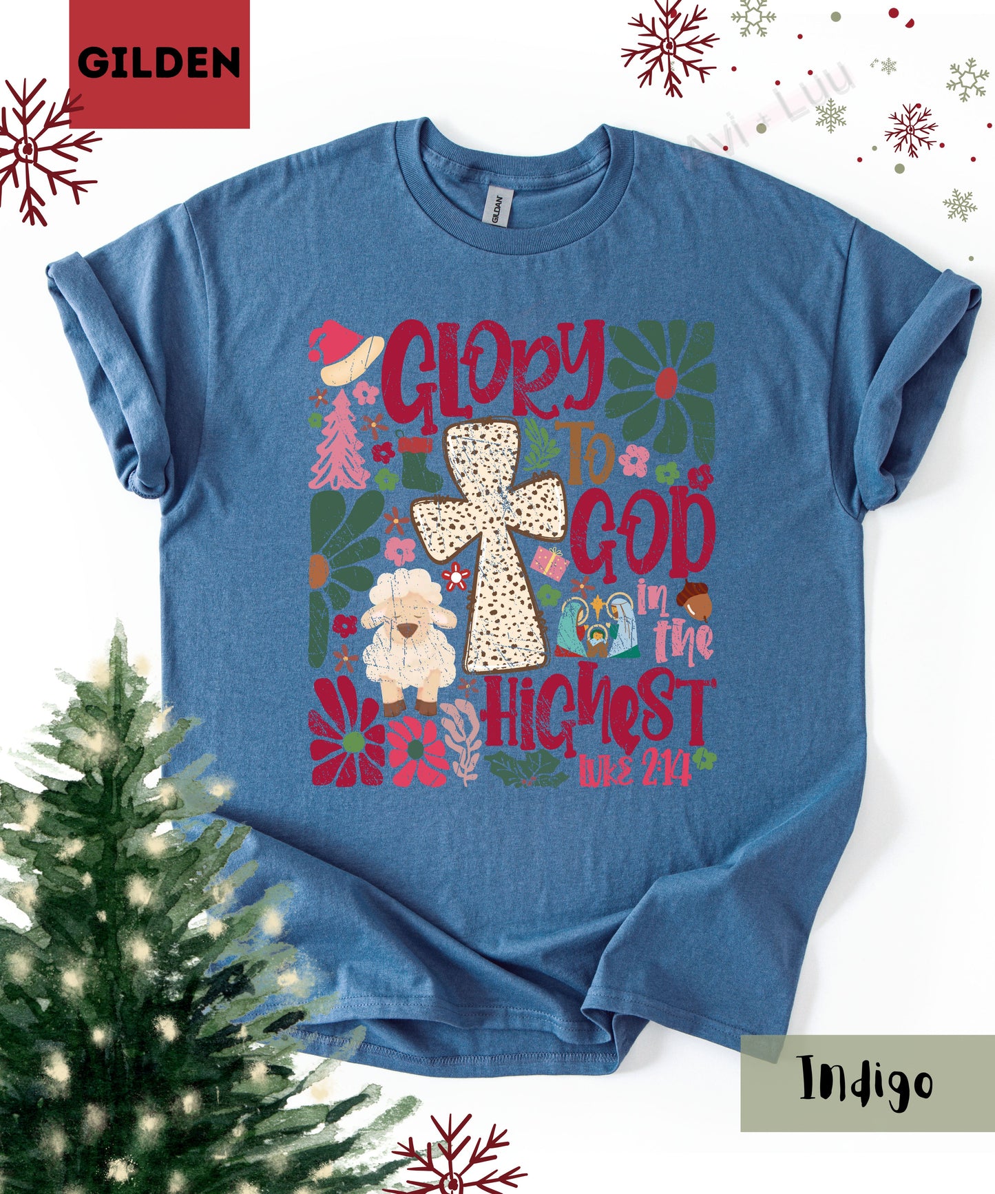 Glory To God | Gilden Unisex T-Shirt