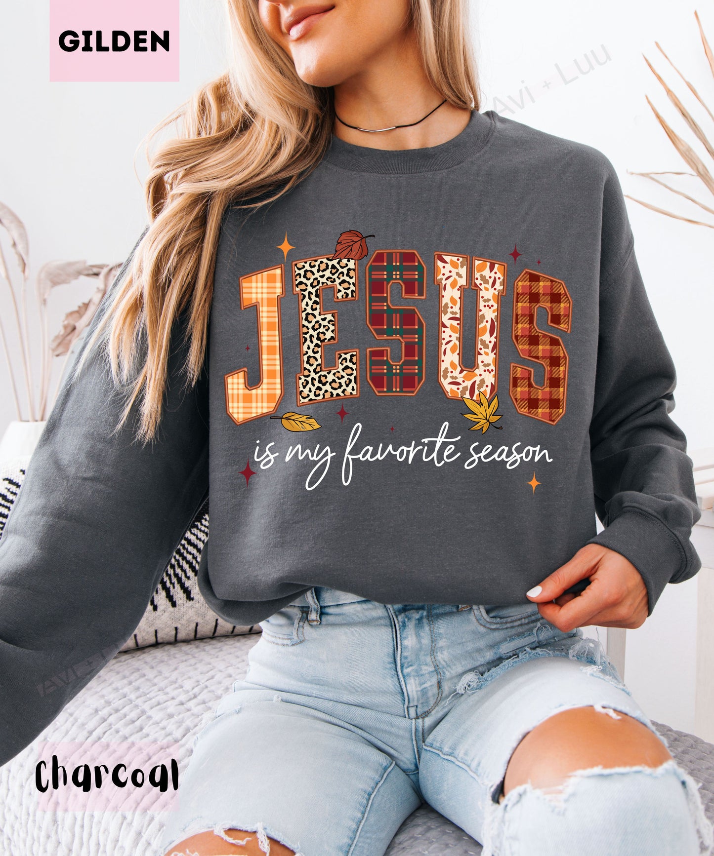 Jesus Is My Favorite Season | Gilden Unisex Sweatshirt