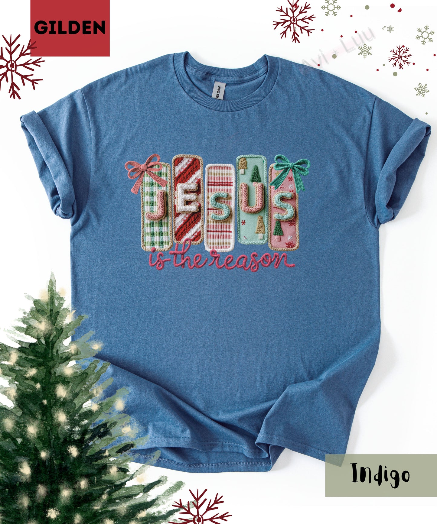 Crochet Jesus | Gilden Unisex T-Shirt