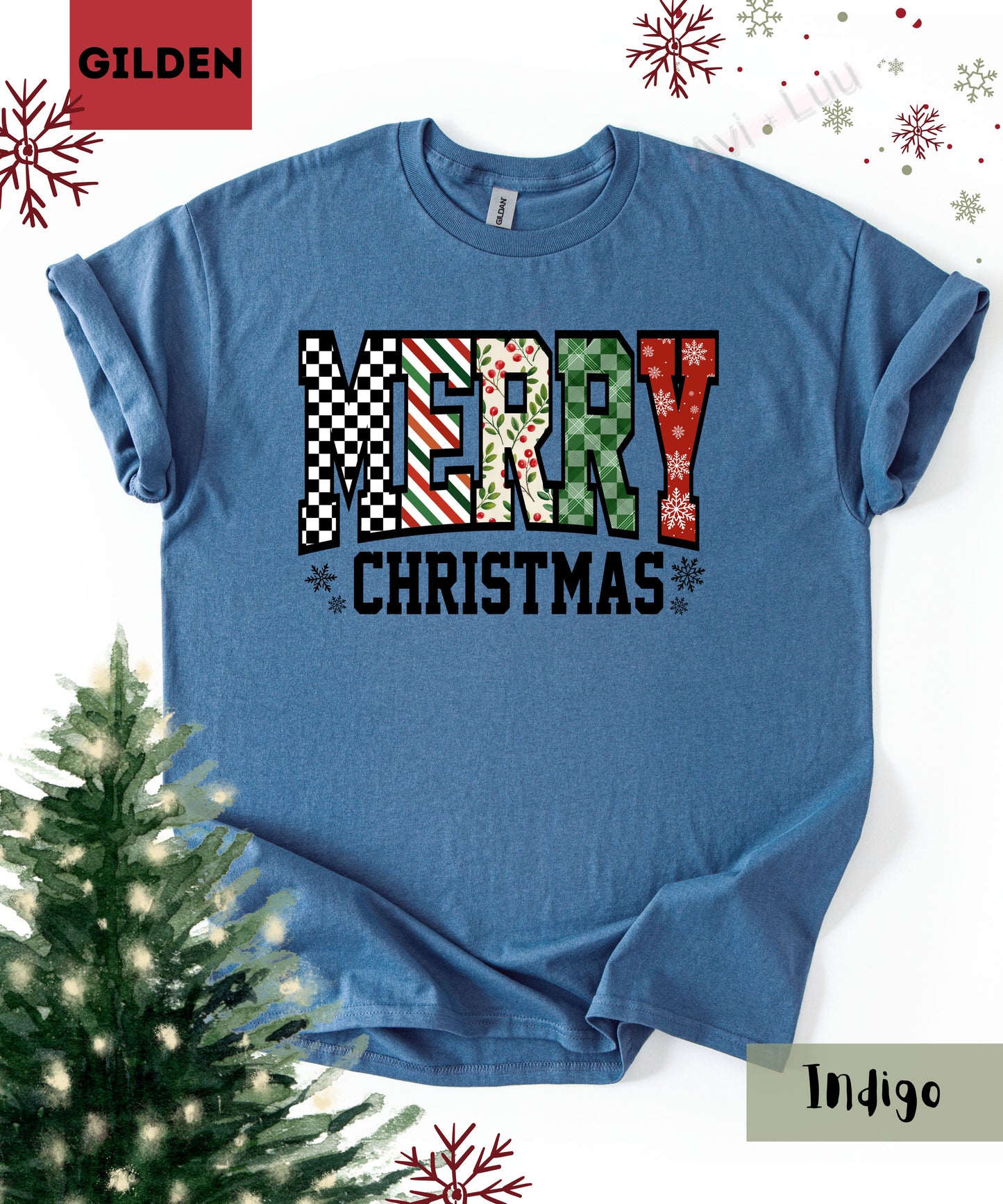 Merry Christmas | Gilden Unisex T-Shirt
