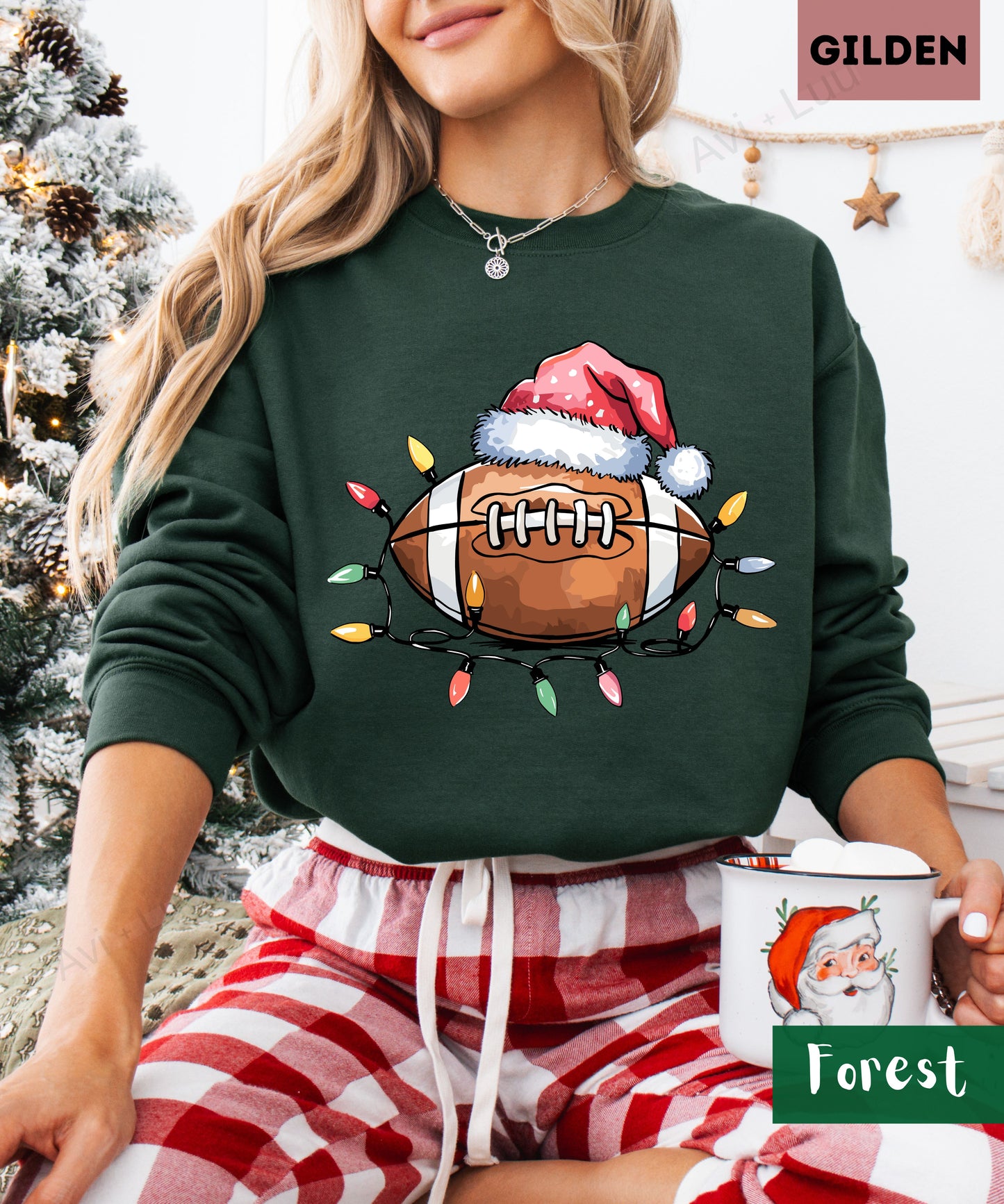 Football Santa | Gilden Unisex Sweatshirt
