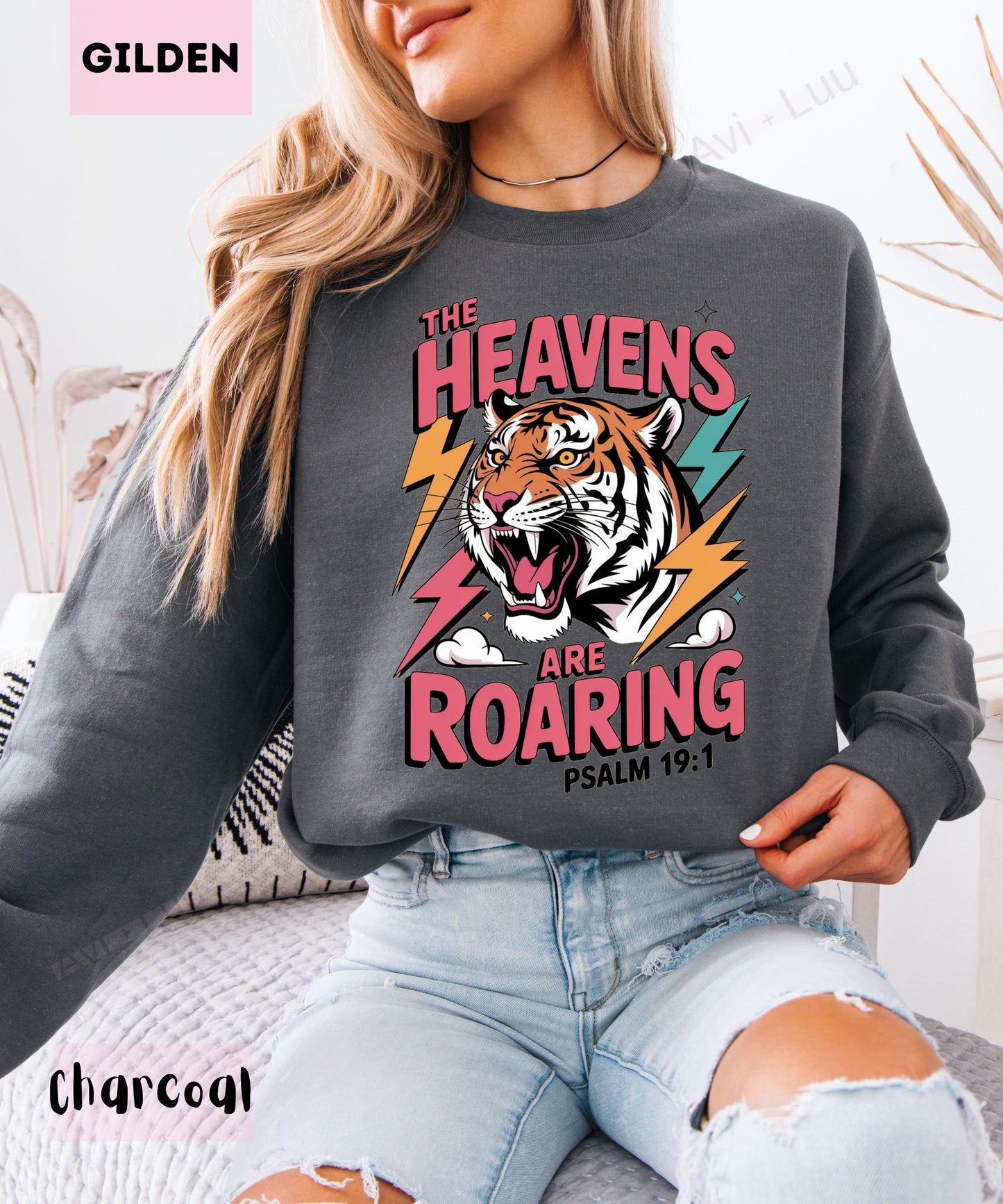 The Heavens Are Roaring | Gilden Unisex Sweatshirt