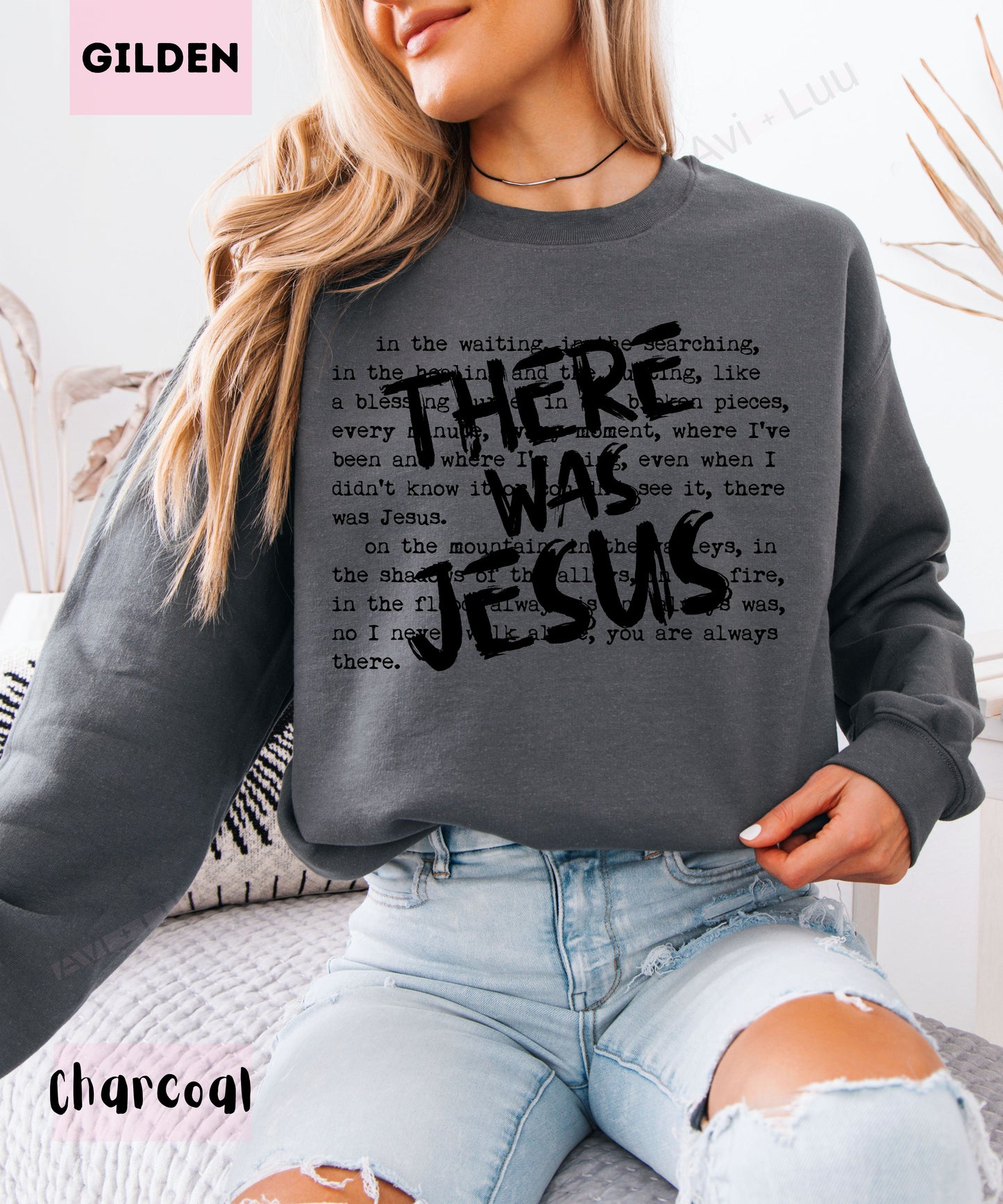 There Was Jesus | Gilden Unisex Sweatshirt